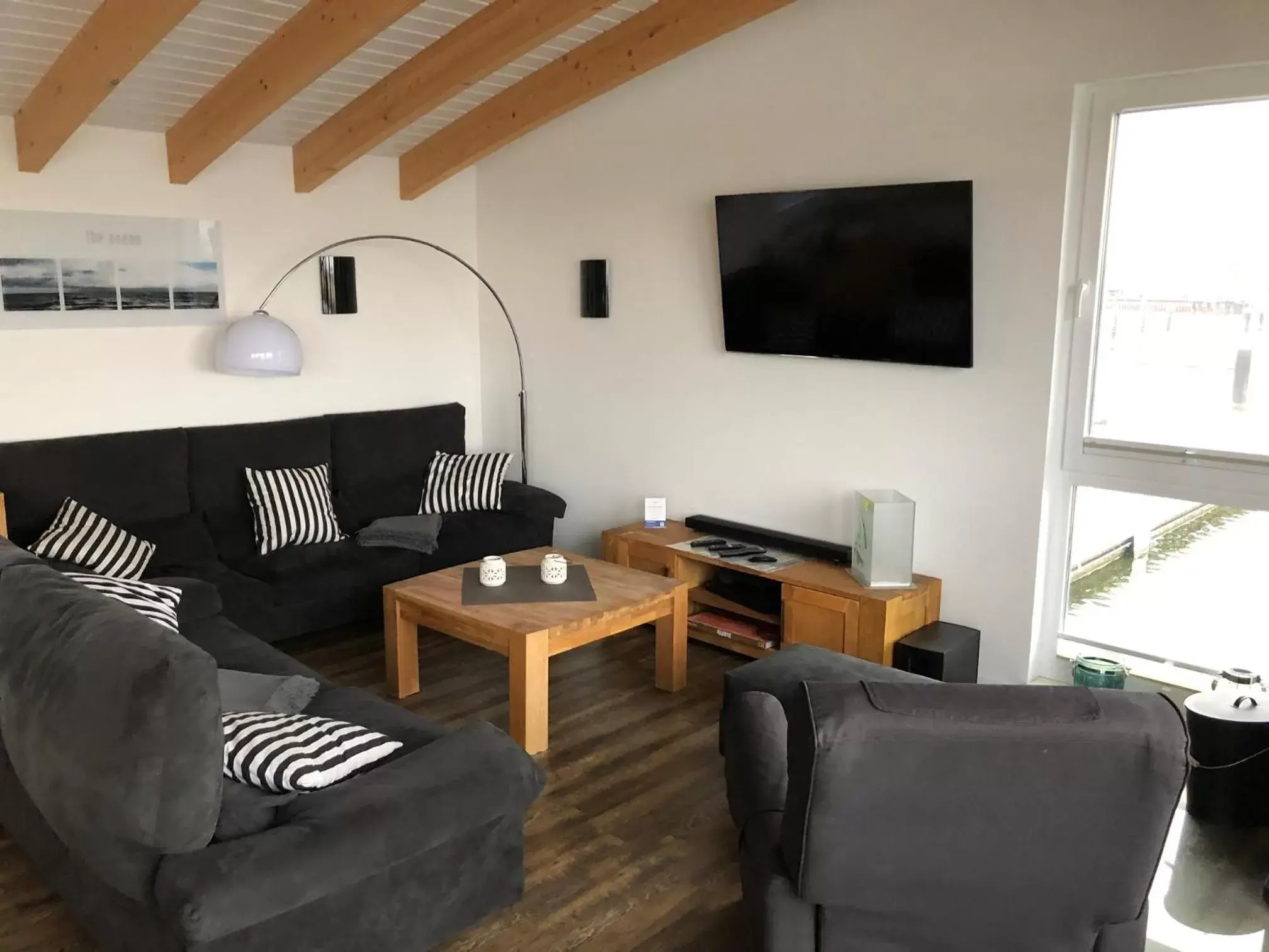 Living room, Seating Area in Schwimmende Häuser im BALTIC SEA RESORT