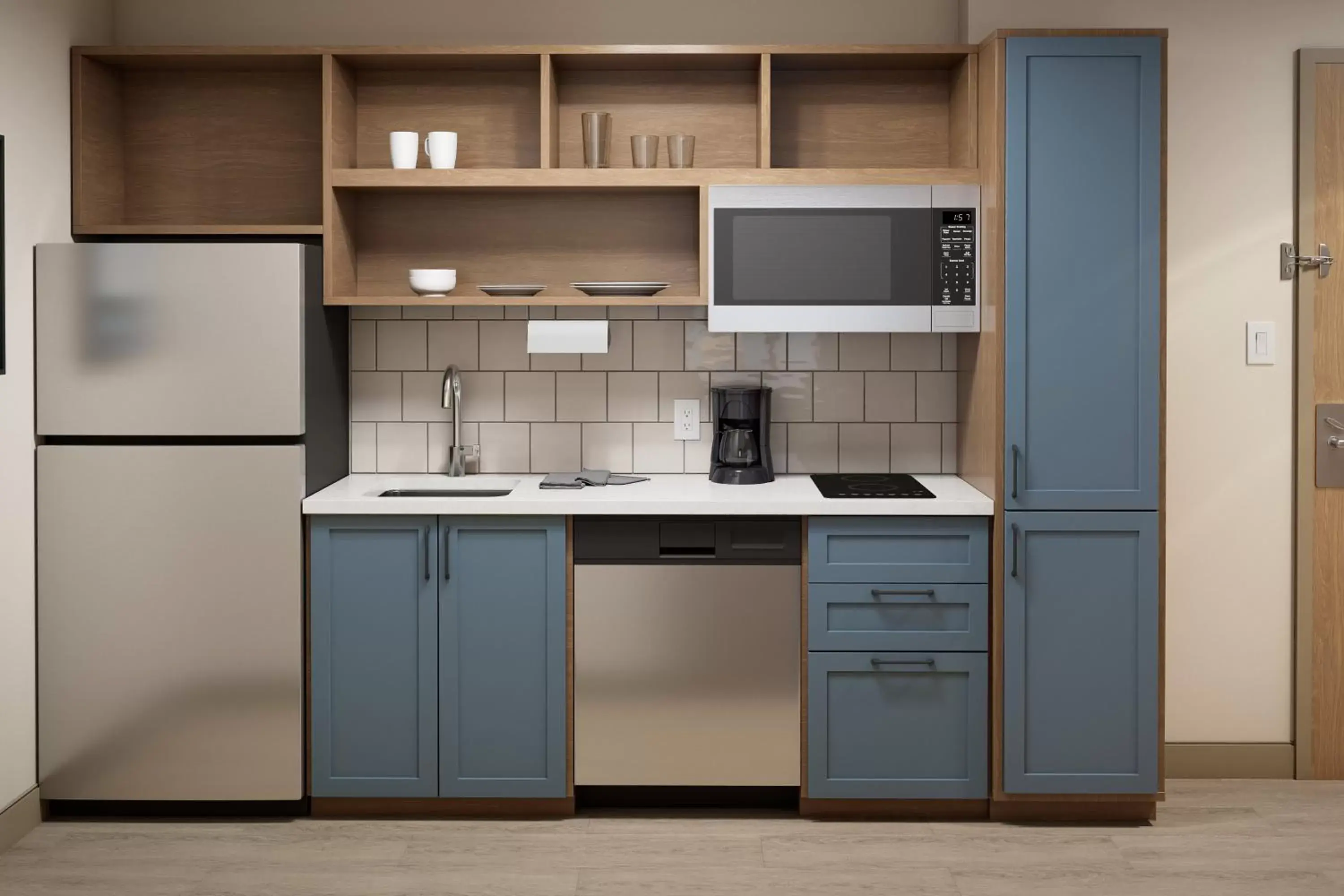 Photo of the whole room, Kitchen/Kitchenette in Candlewood Suites DFW Airport North - Irving, an IHG Hotel