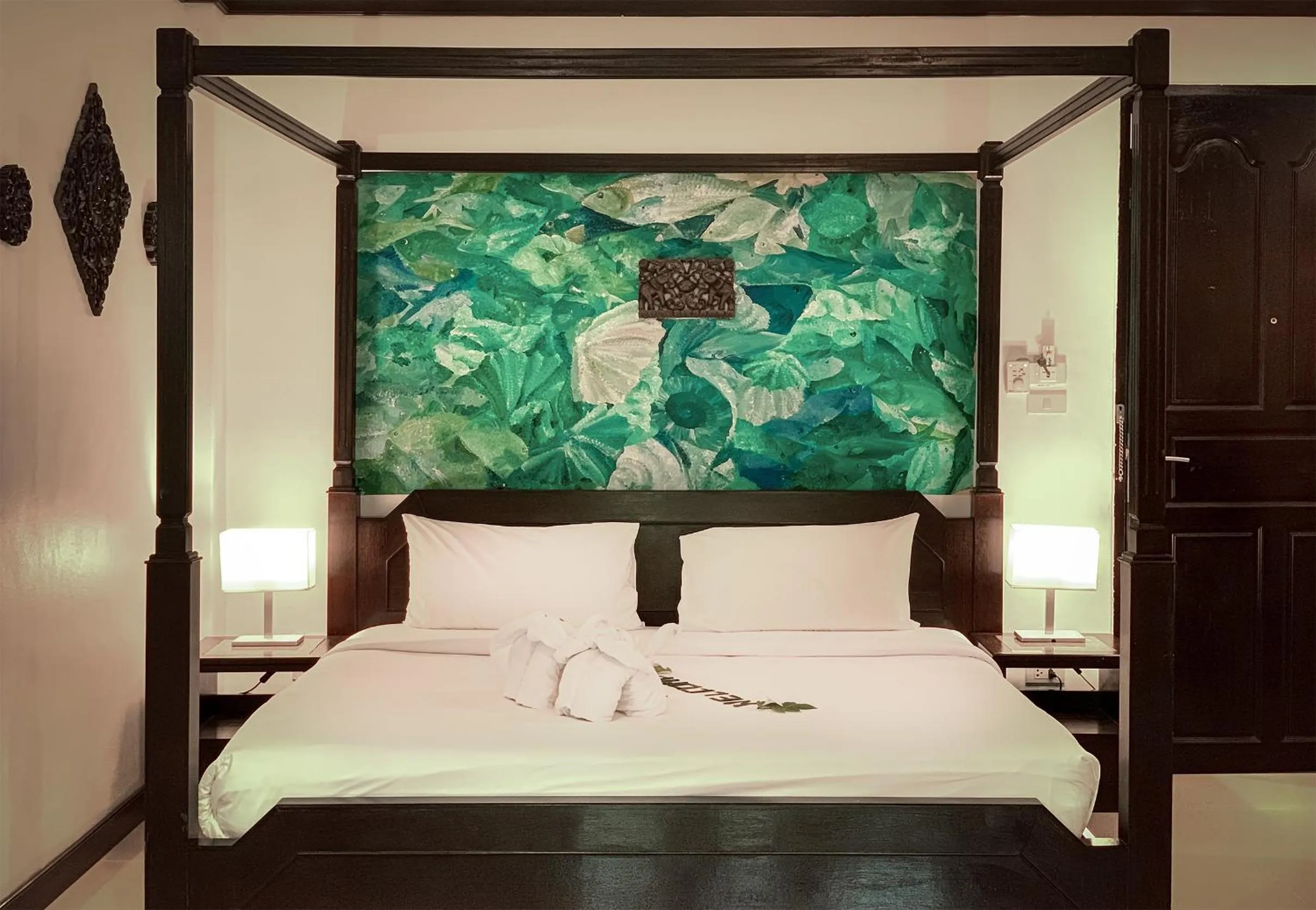 Bedroom, Bed in Sand Sea Beach Resort