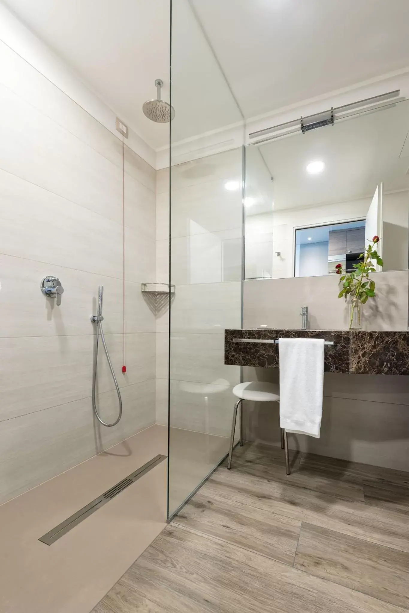 Shower, Bathroom in DB Hotel Verona Airport And Congress