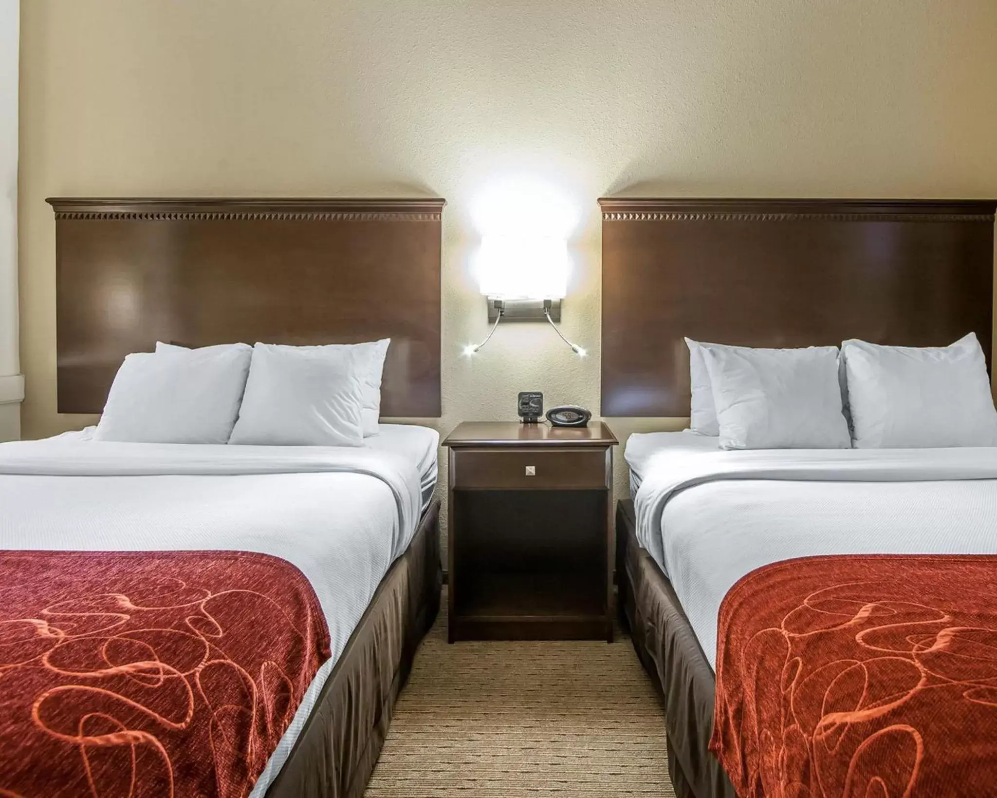 Bed in Comfort Suites Marietta-Parkersburg