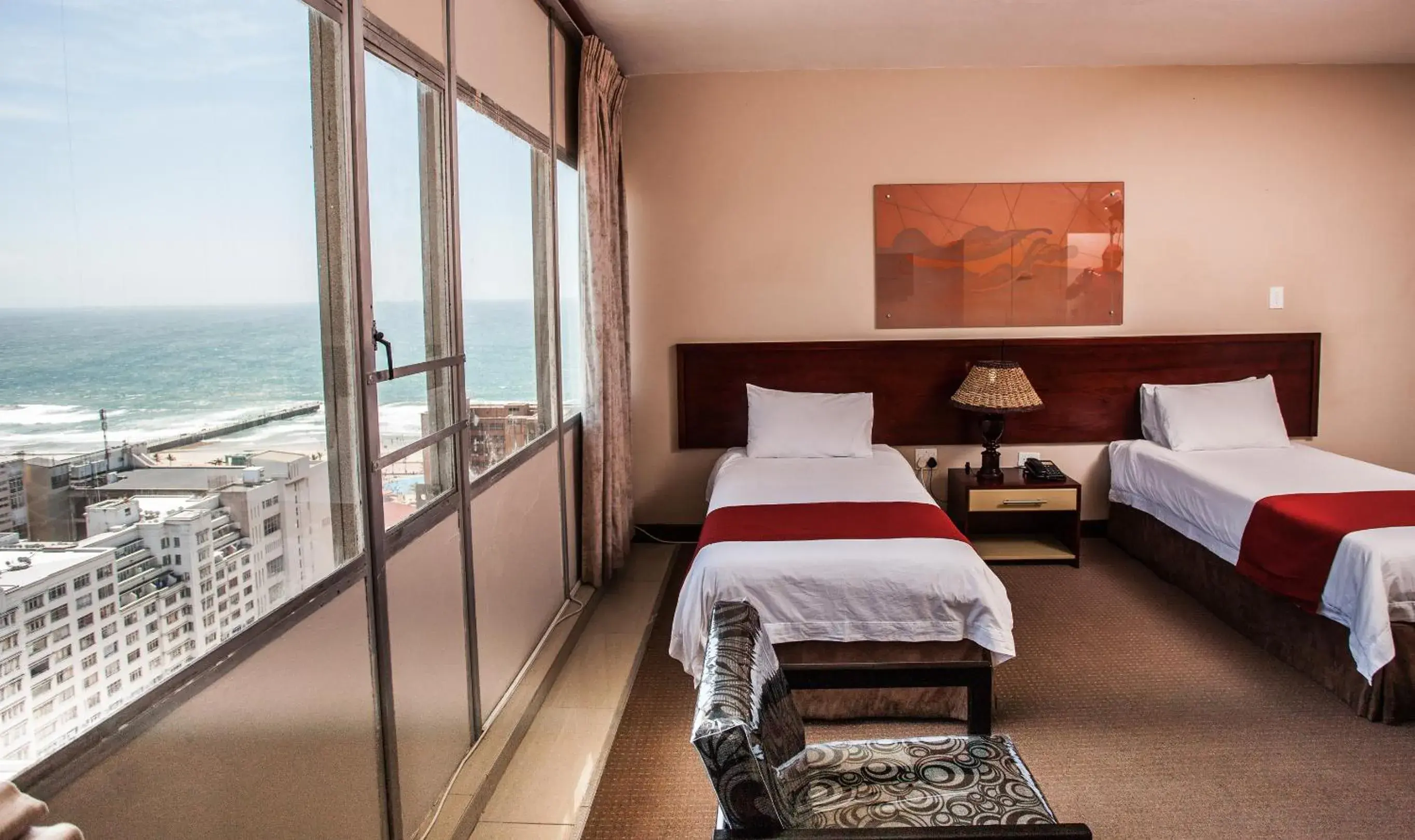 Bedroom in Coastlands Durban Self Catering Holiday Apartments
