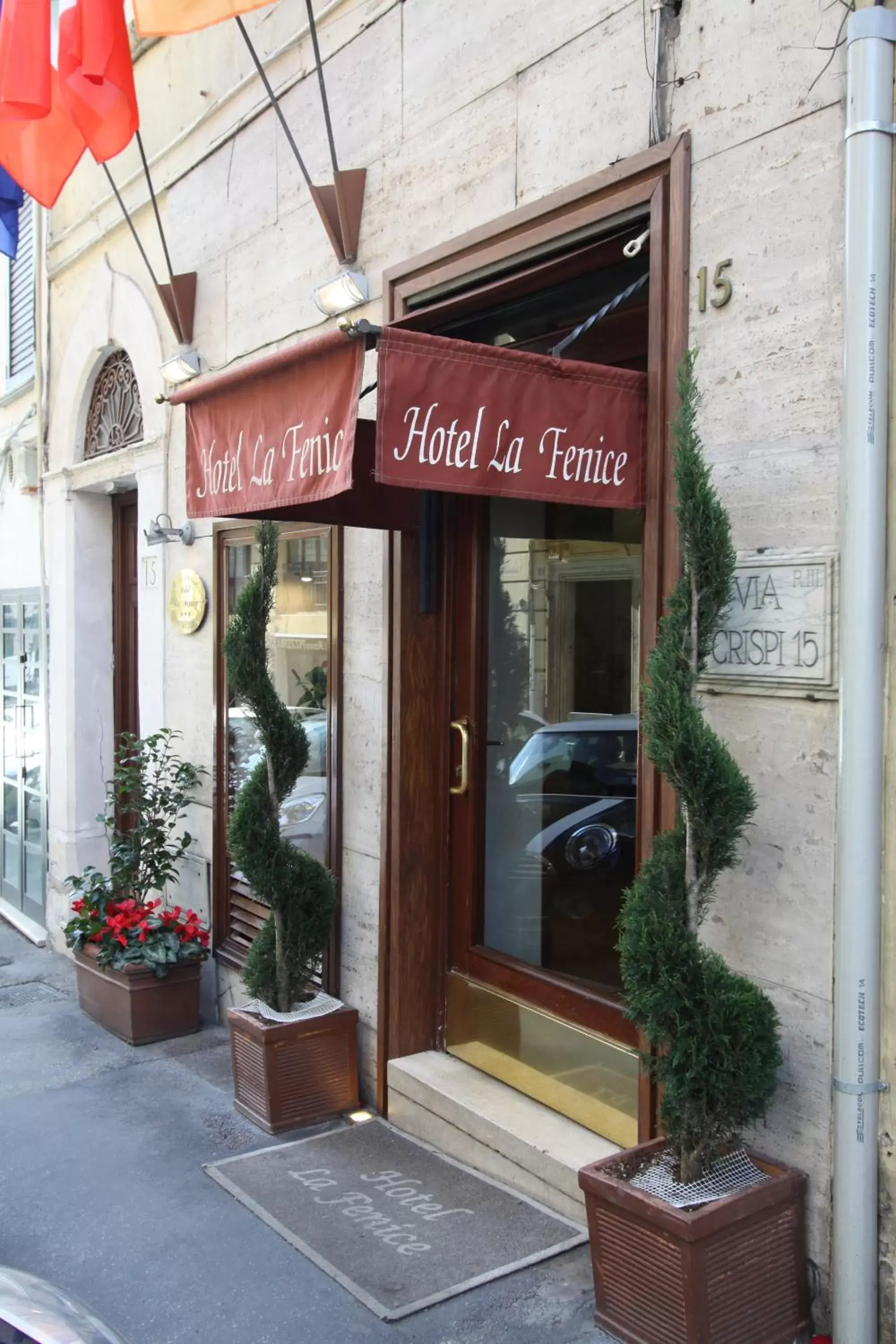 Facade/entrance in Hotel La Fenice