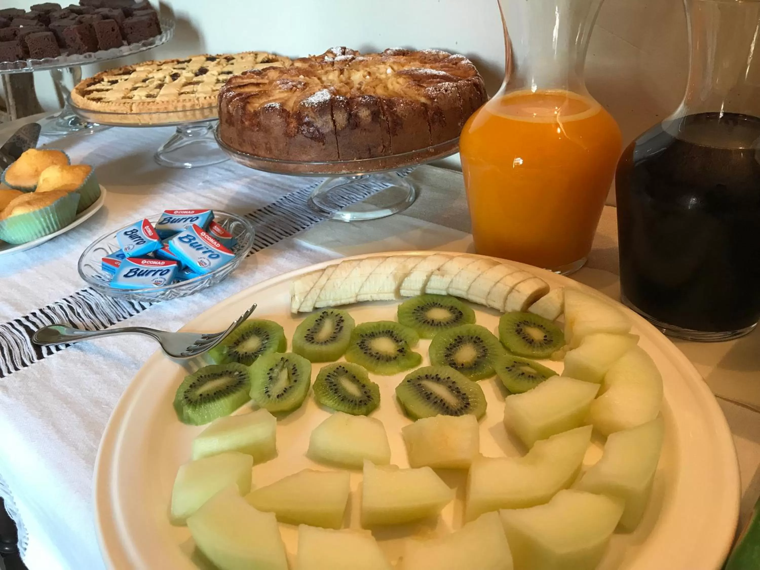 Continental breakfast in Charme in Perillis