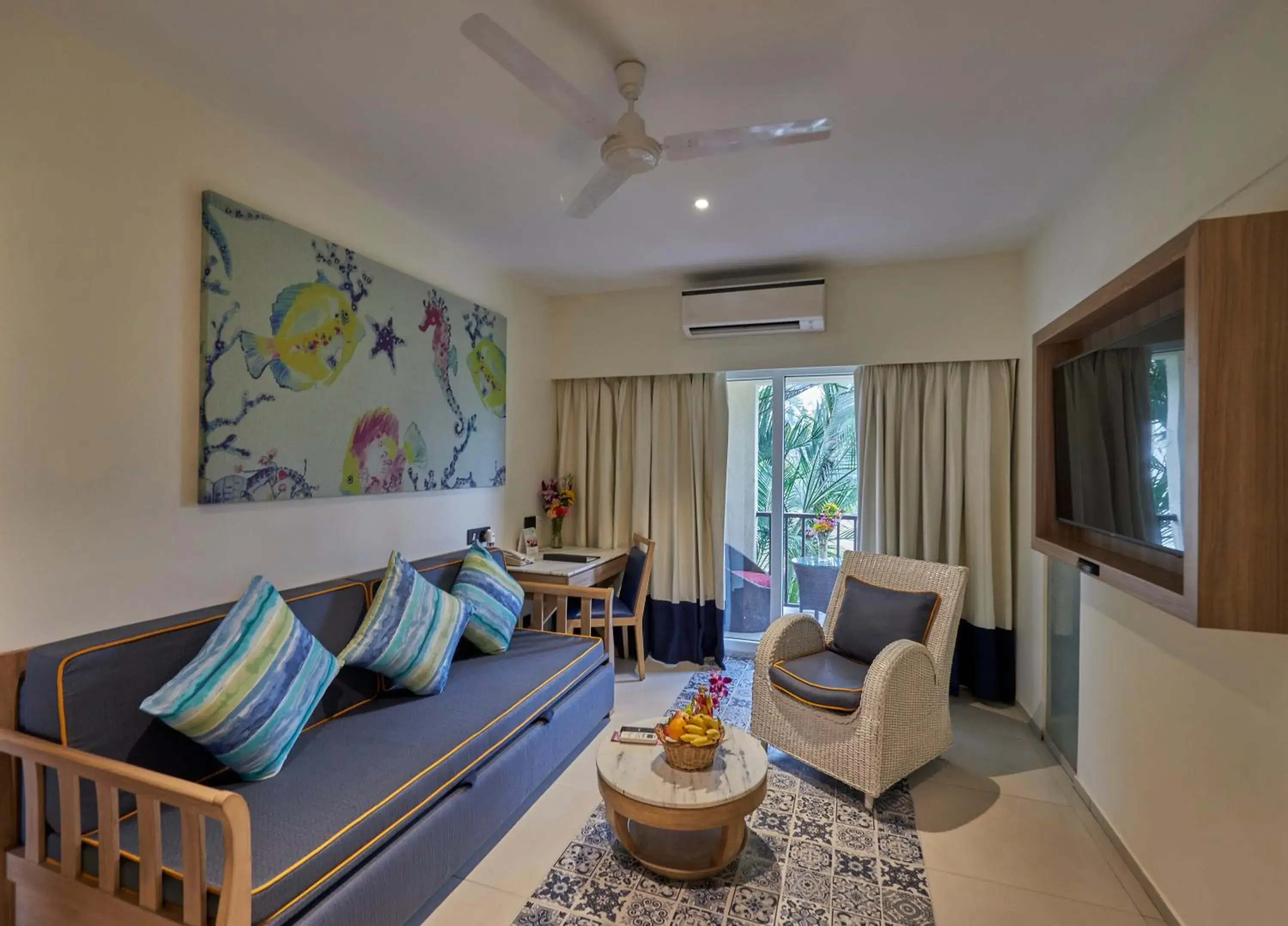 Living room, Seating Area in Royal Orchid Beach Resort & Spa, Utorda Beach Goa