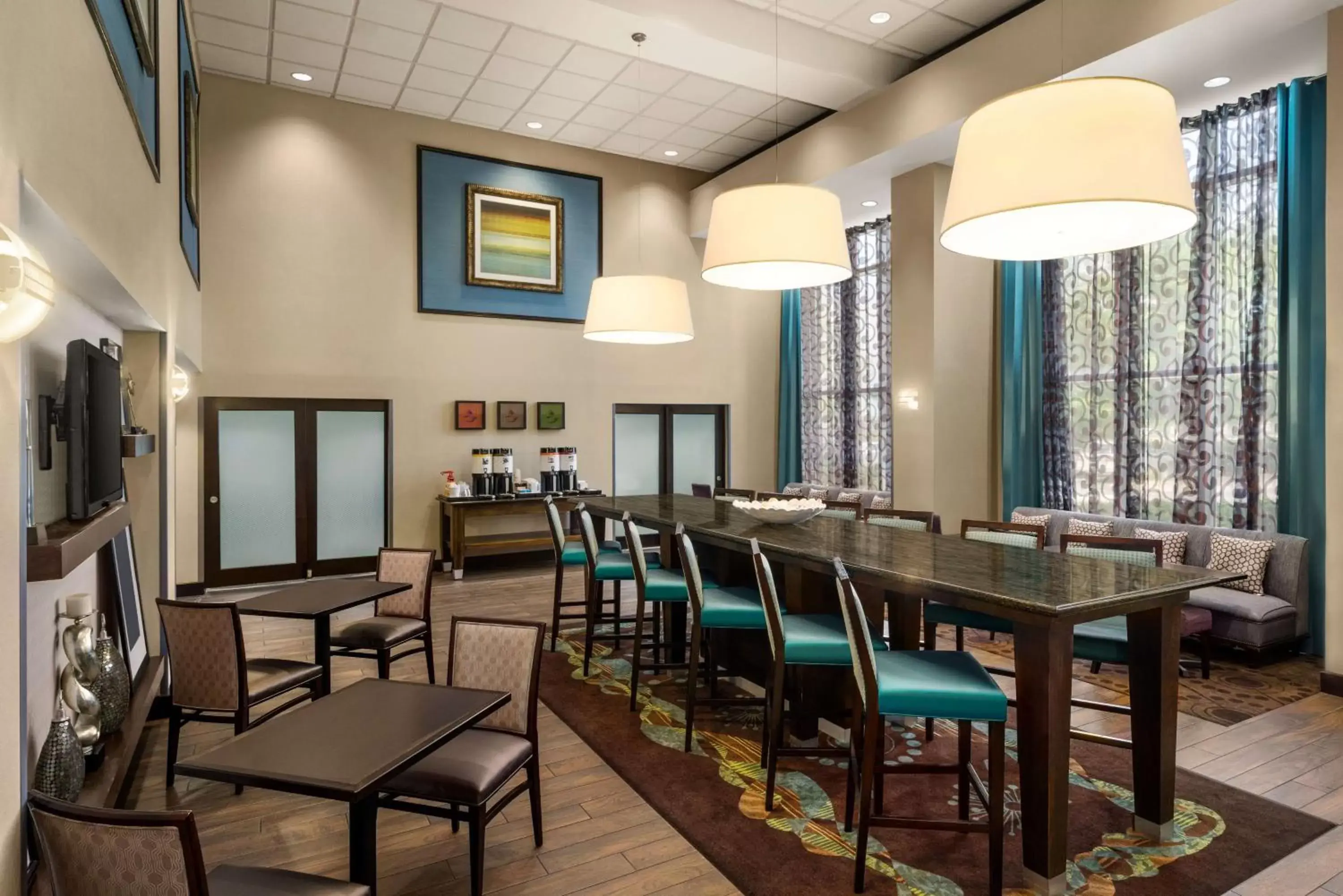 Lobby or reception, Restaurant/Places to Eat in Hampton Inn & Suites Bluffton-Sun City