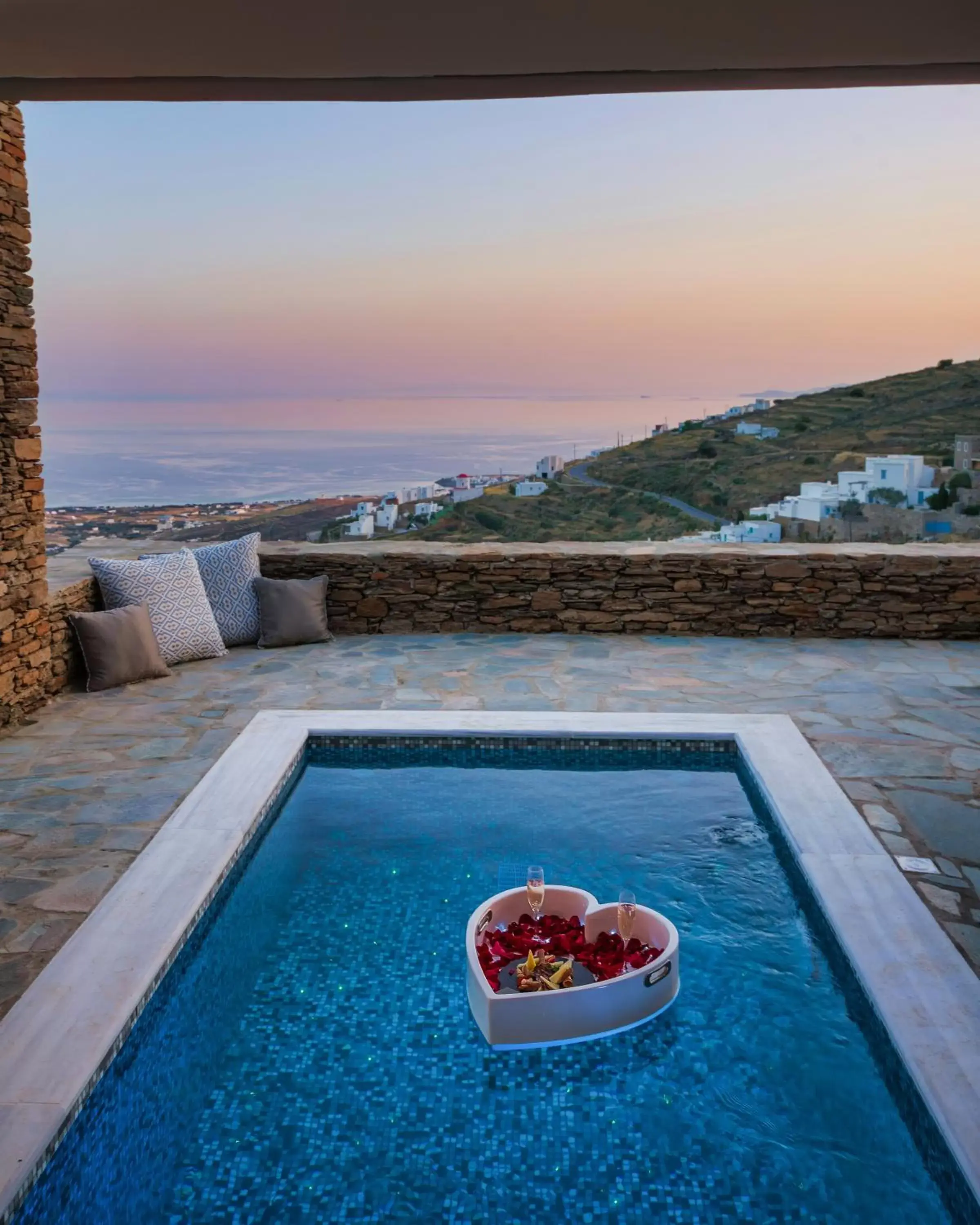 Pool view, Swimming Pool in Aeolis Tinos Suites