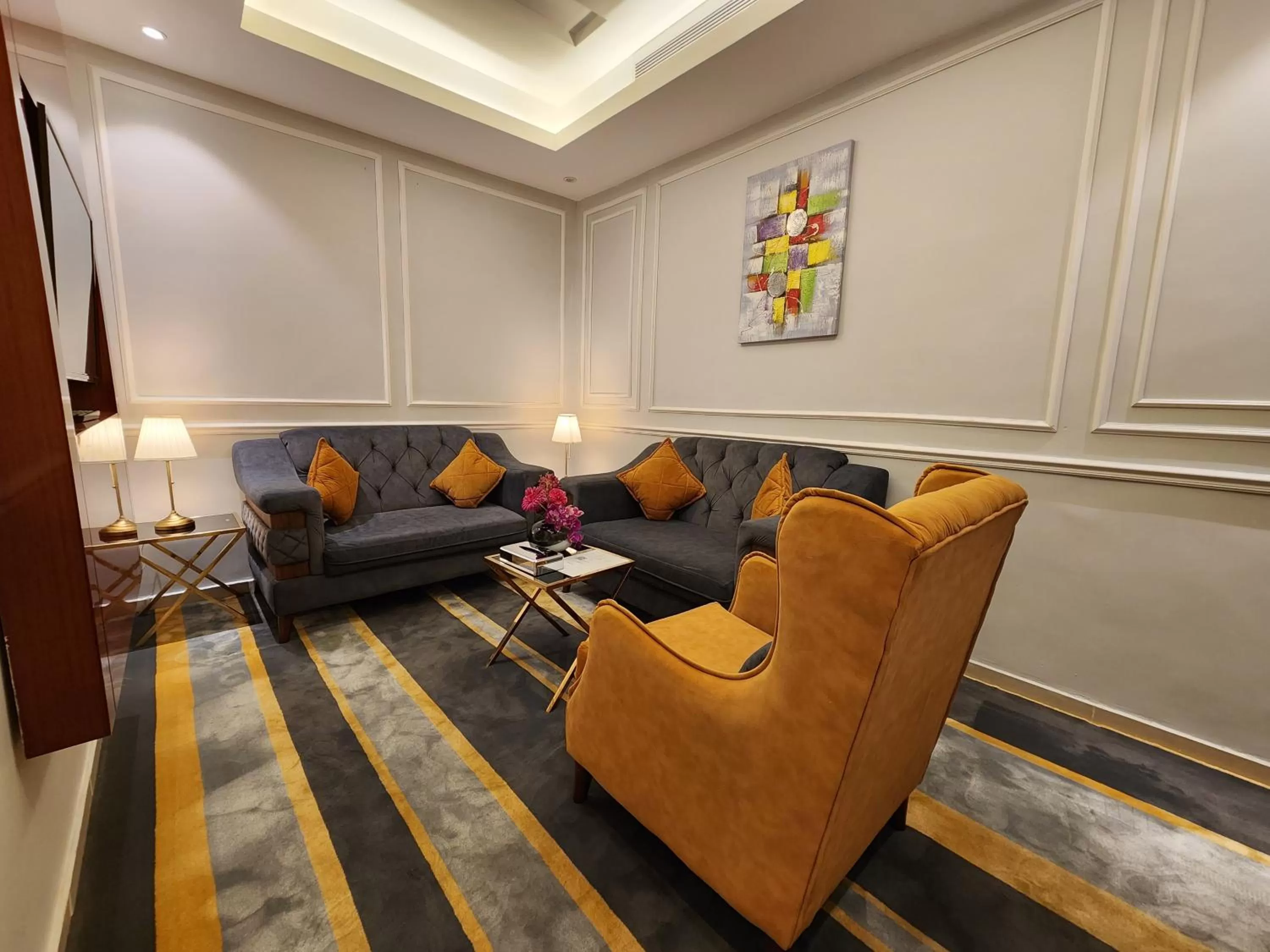 Living room in Rasis Serviced Apartments