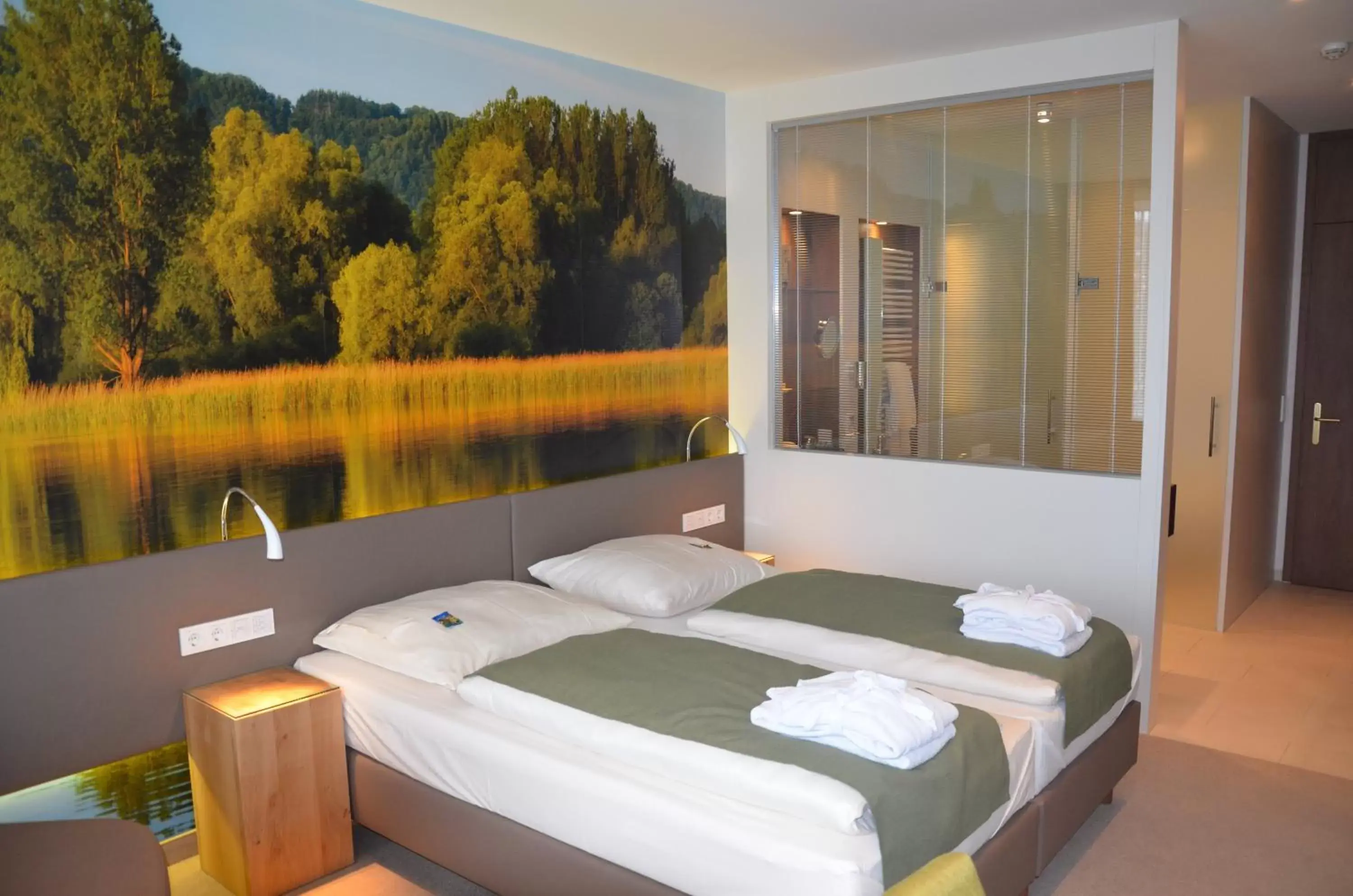 Photo of the whole room, Bed in Seehotel Adler