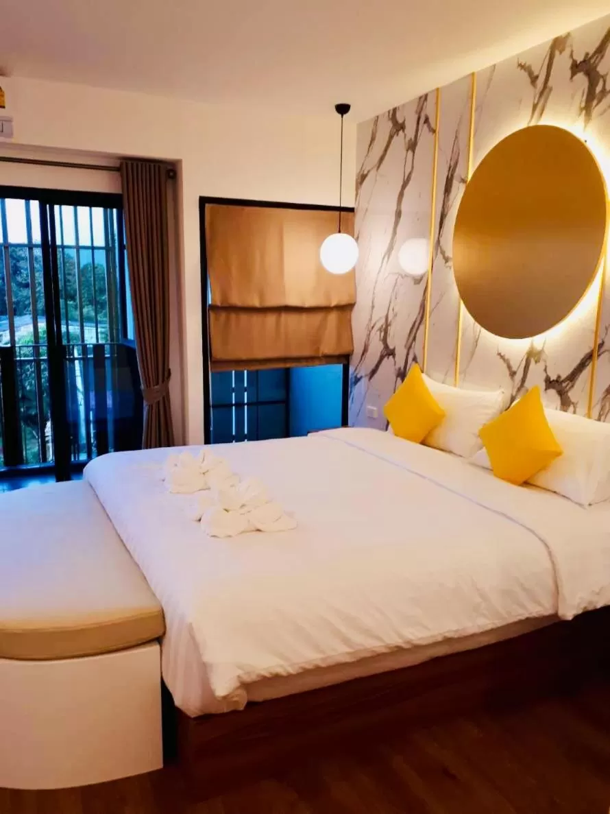 Photo of the whole room, Bed in La La Moon Krabi Poshtel'n' Pool