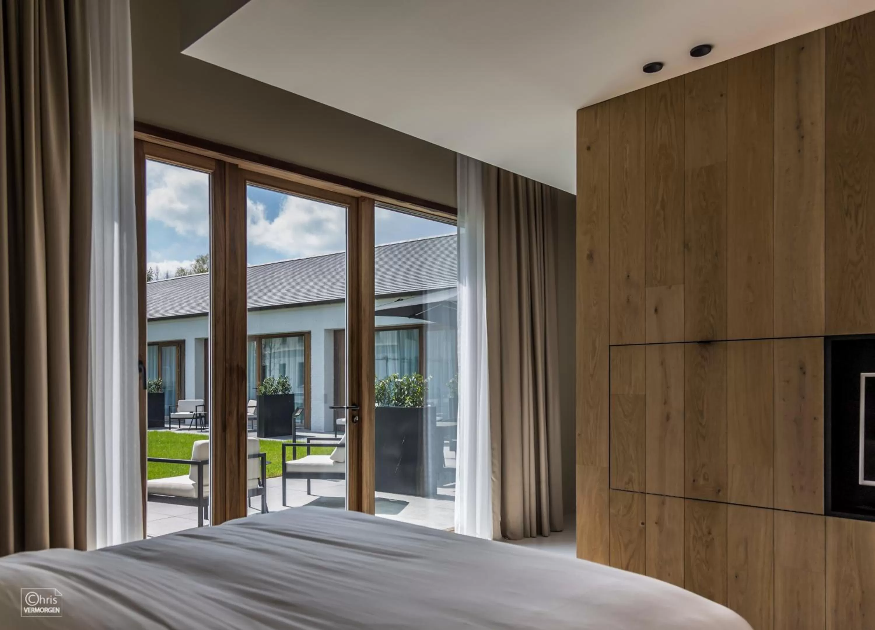 Garden view, Bed in De Koolputten