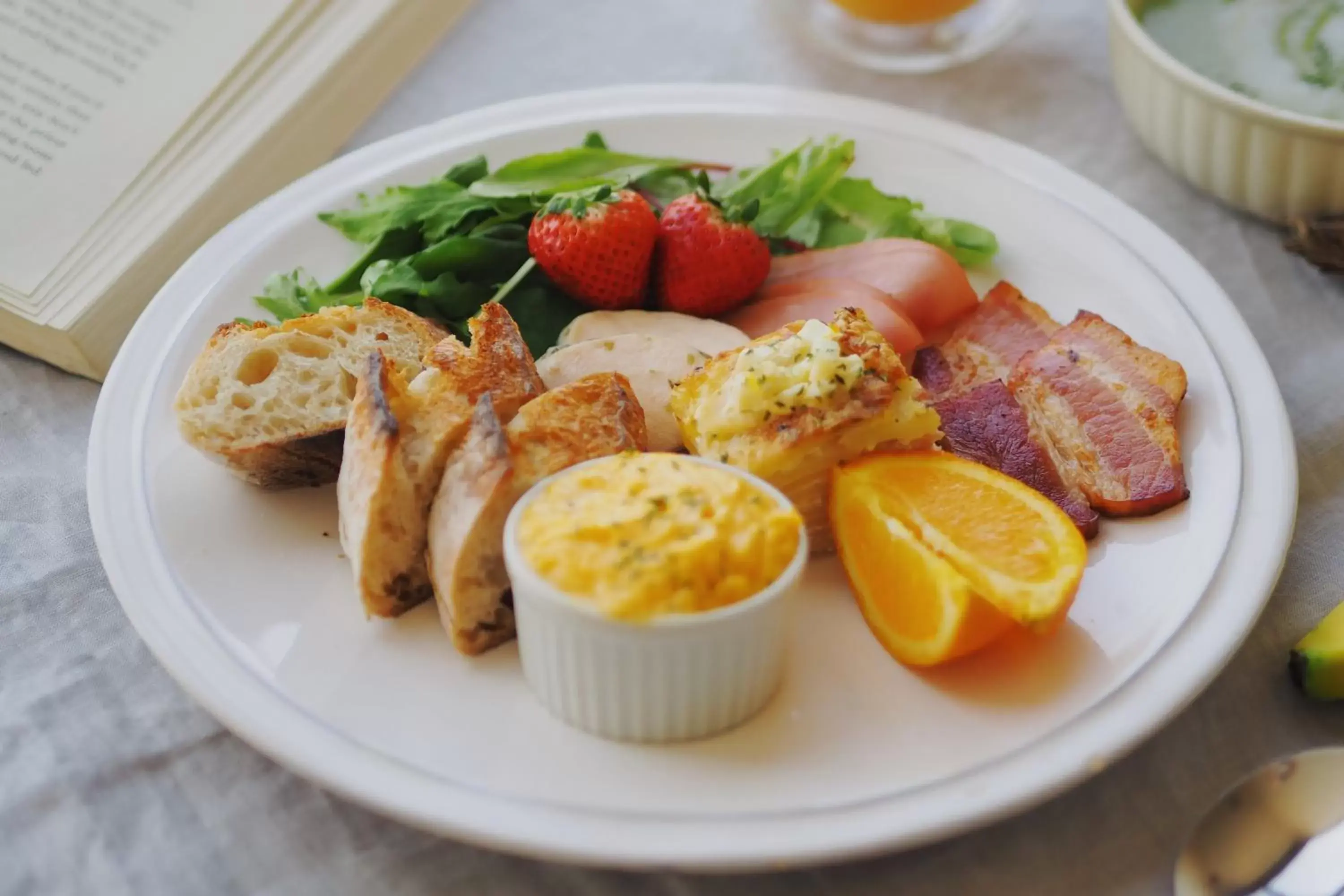 Buffet breakfast in WeBase TAKAMATSU