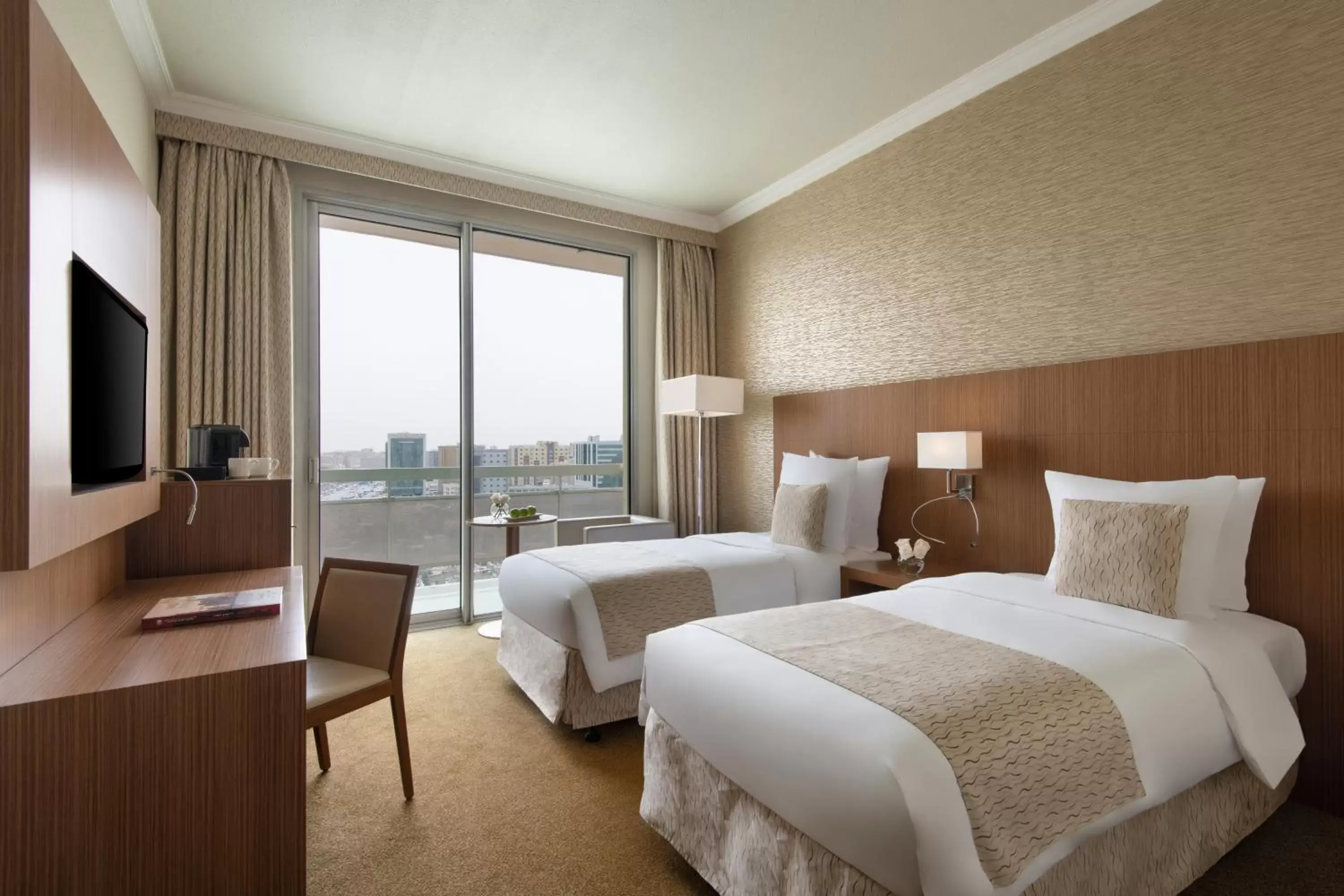 Street view, Bed in M Grand Hotel Doha