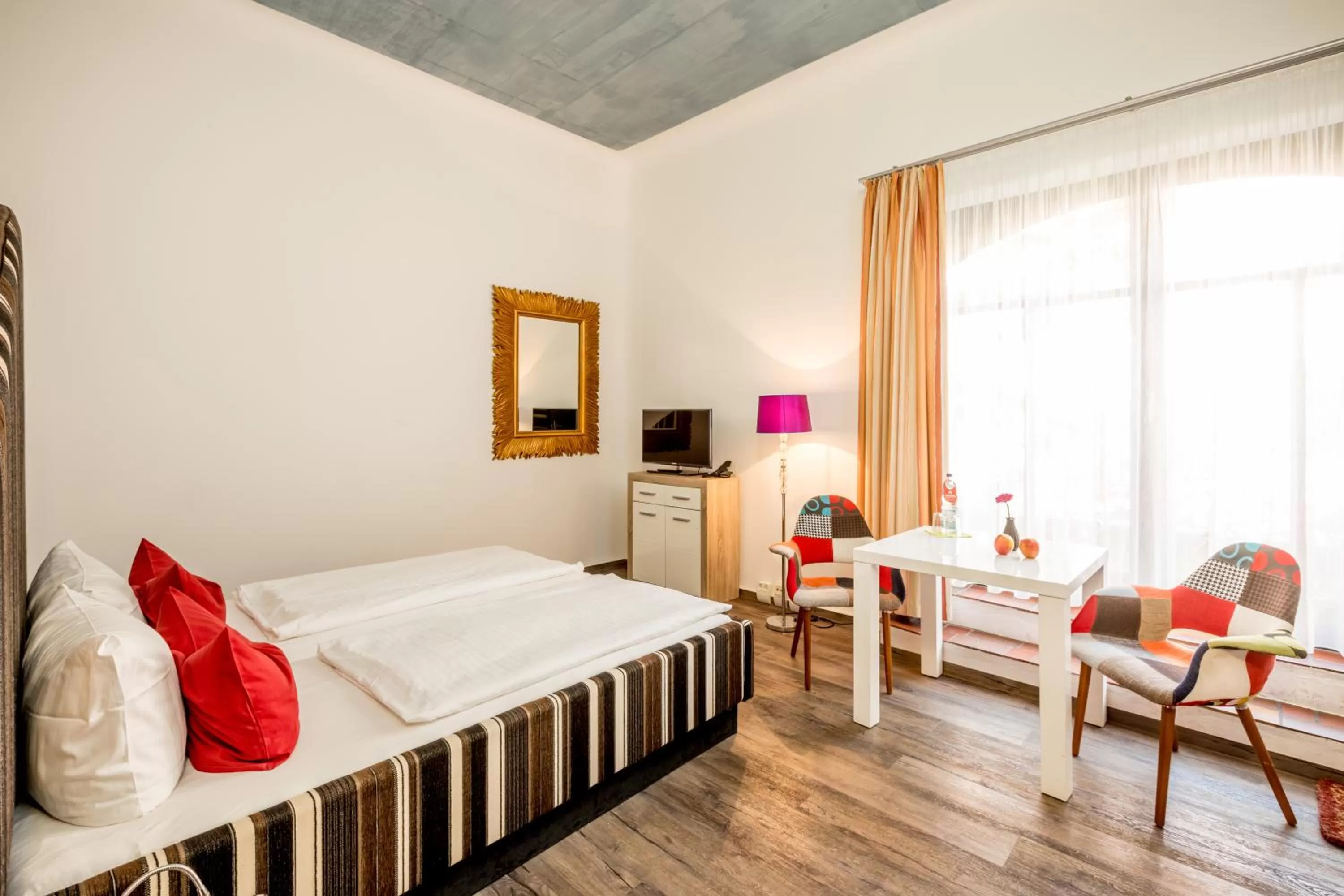 Bed in artHOTEL Magdeburg