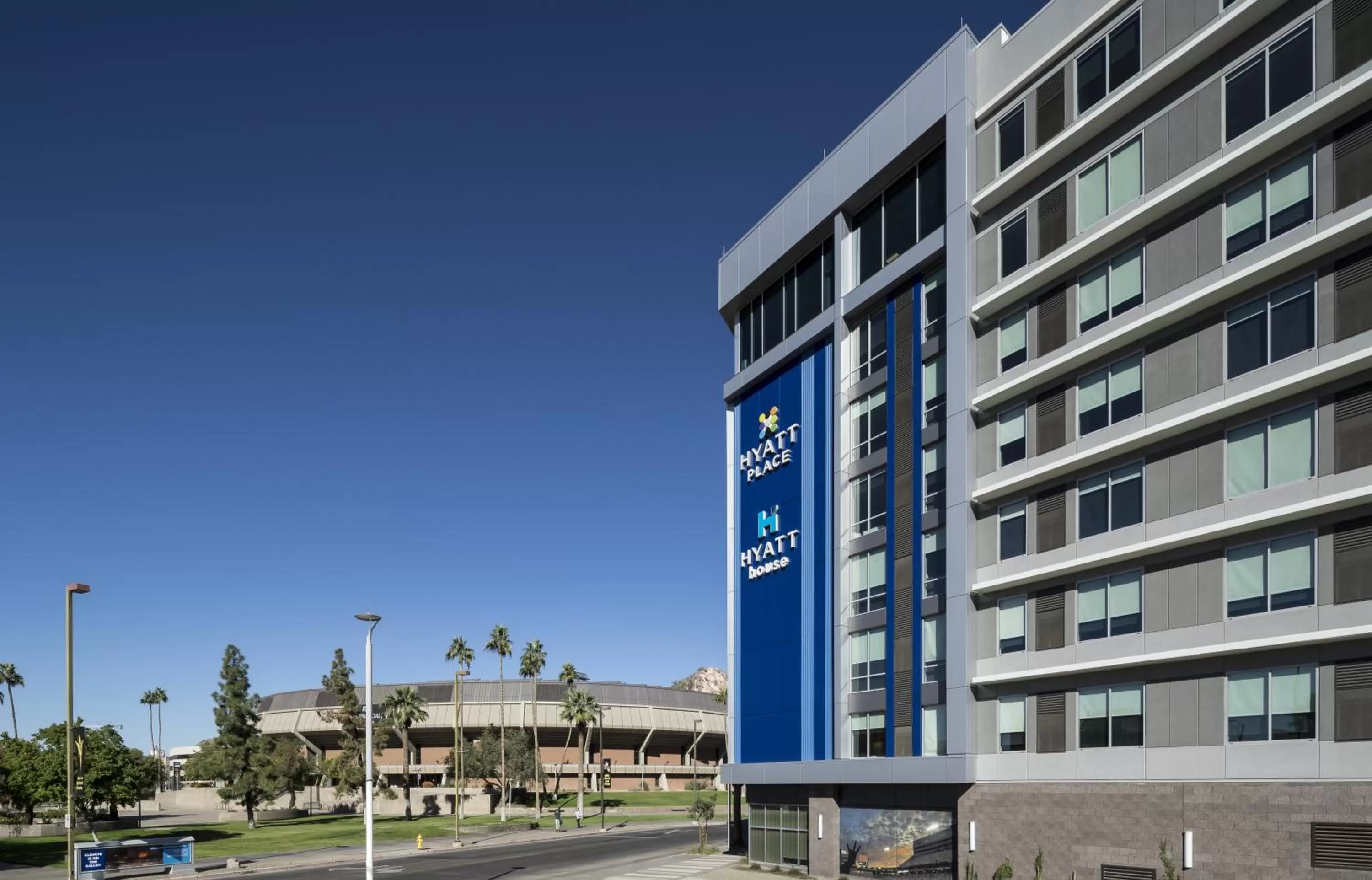Property building in Hyatt House Tempe Phoenix University