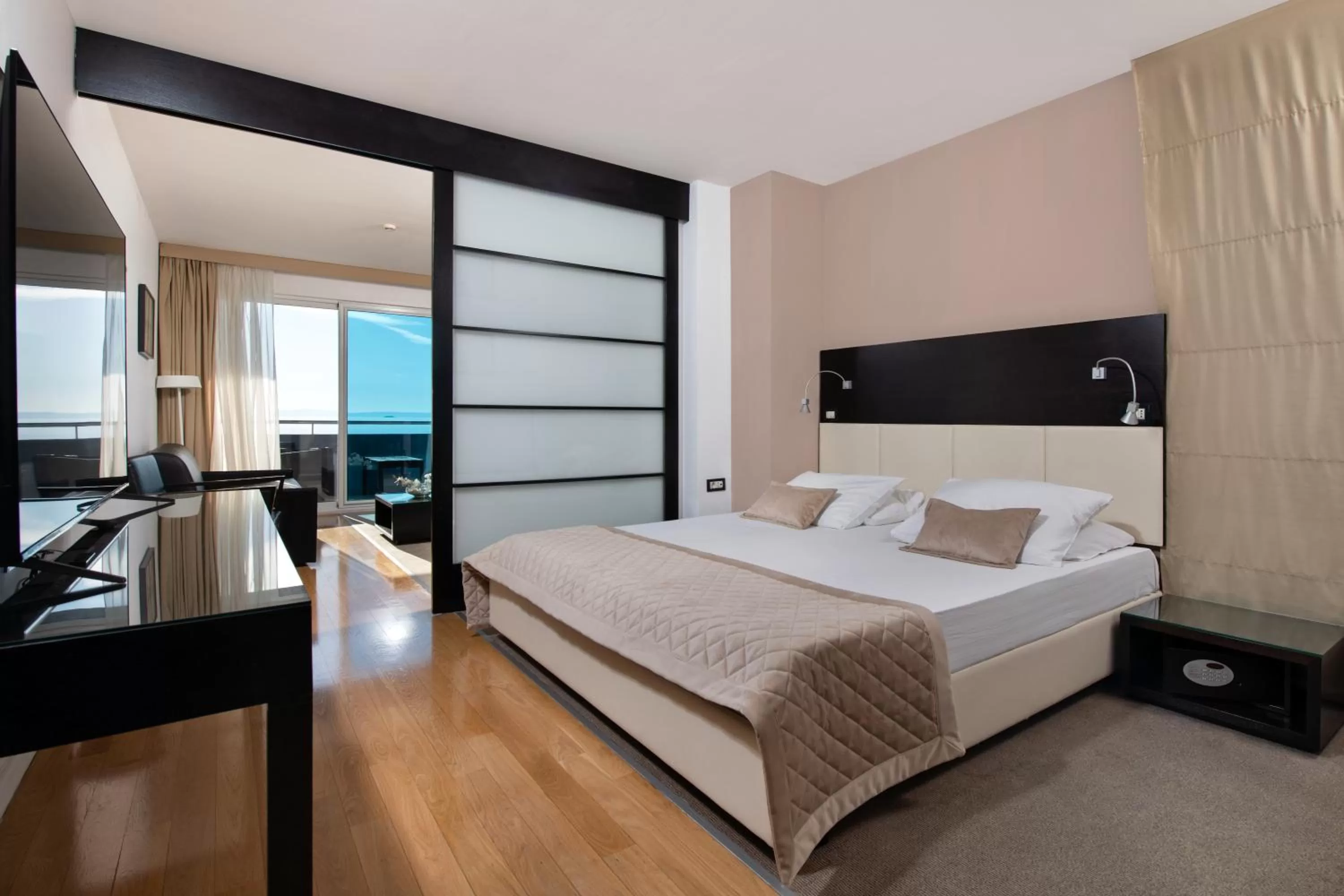 Bed in Hotel San Antonio