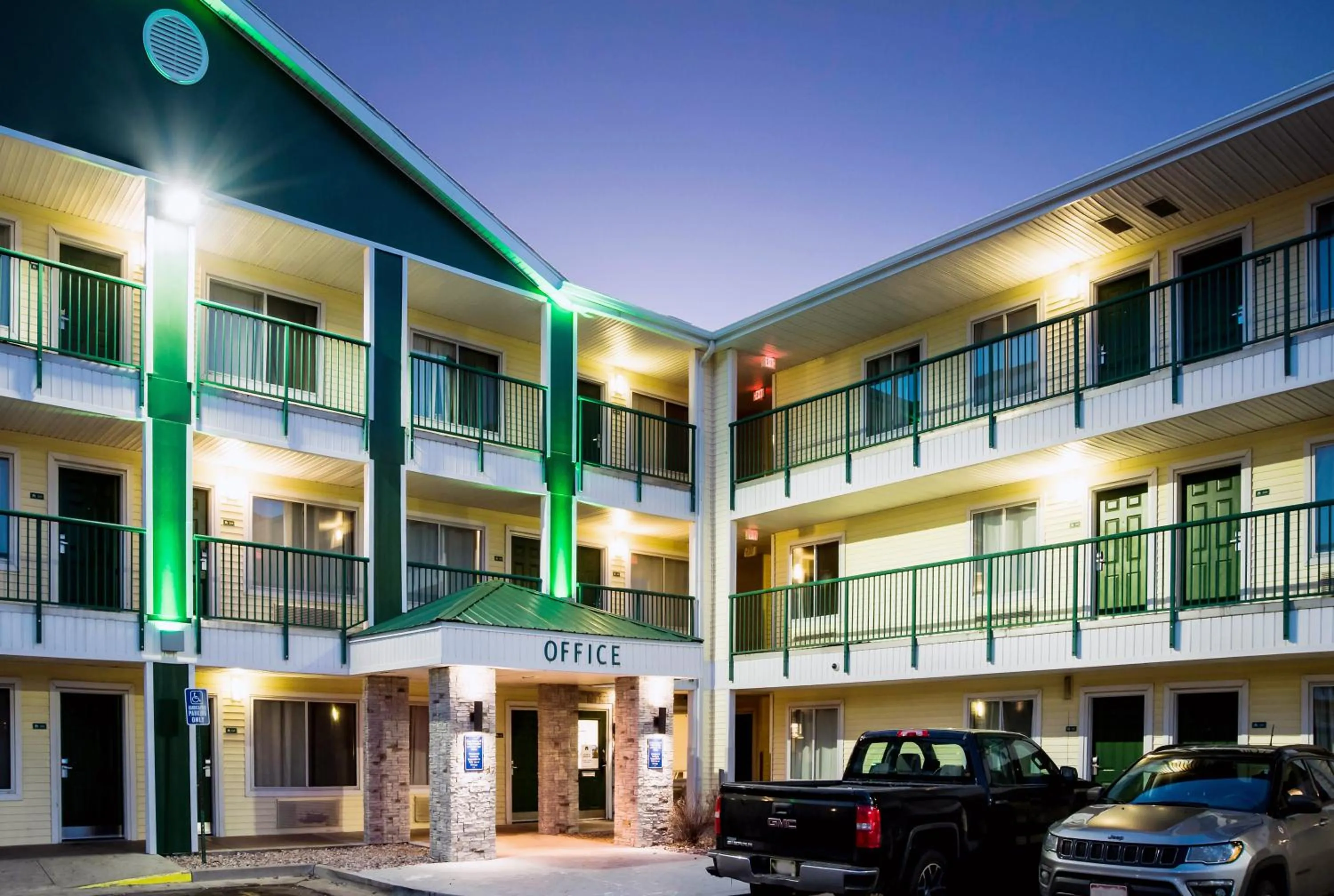 Property building in HomeTowne Studios by Red Roof Colorado Springs - Airport