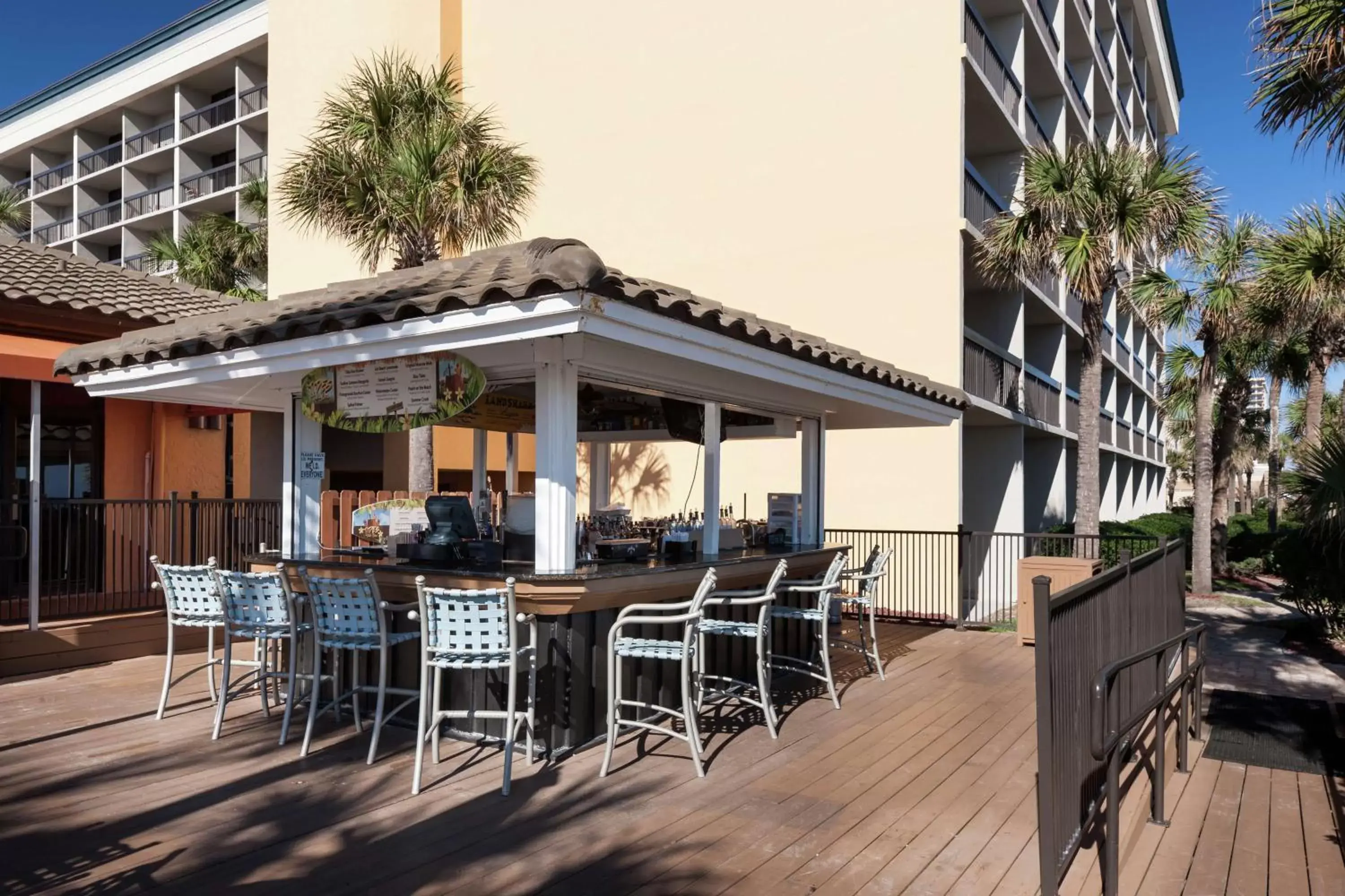 Lounge or bar in Hampton Inn Oceanfront Jacksonville Beach