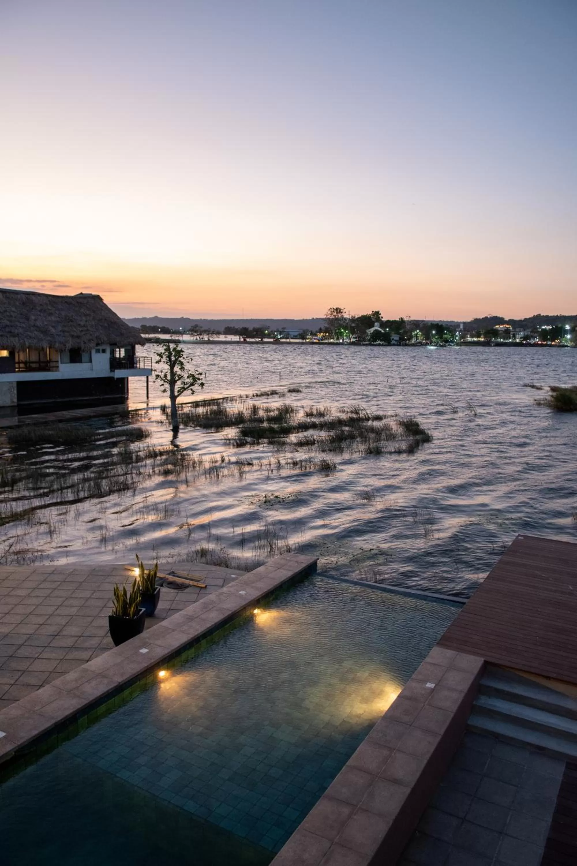 Lake view in Hotel Maya Internacional