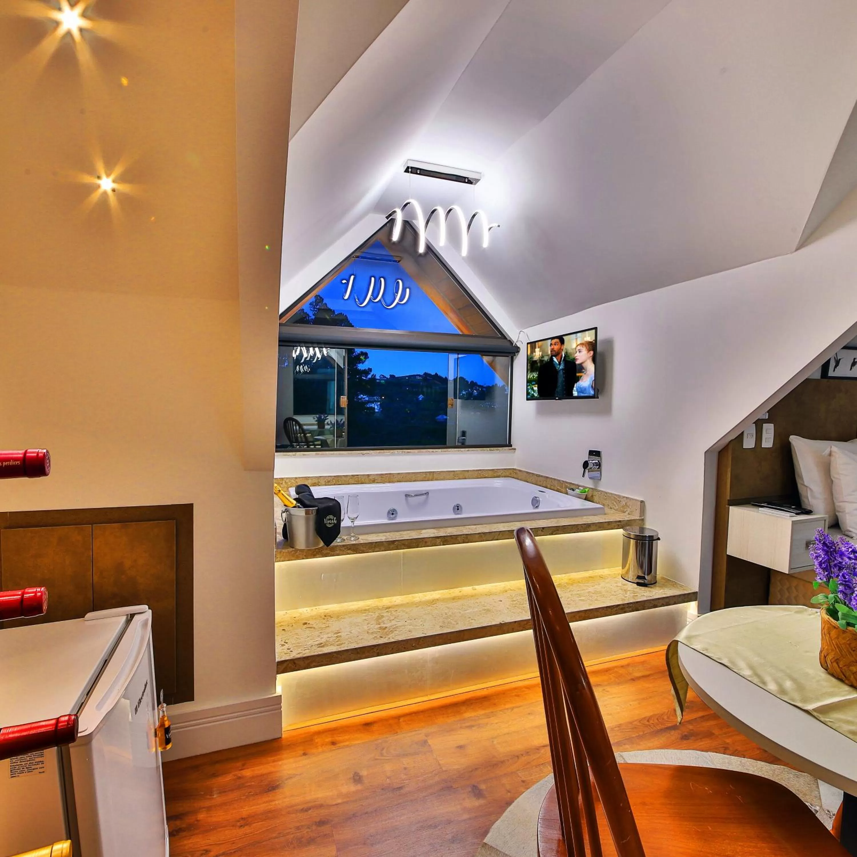 Hot Tub in Caminho das Pedras Pousada de Charme