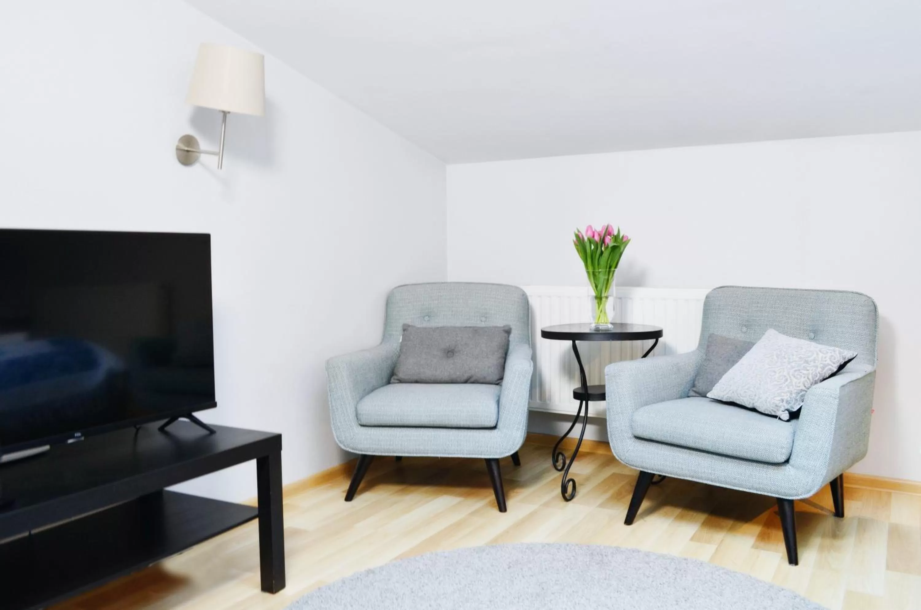 Seating Area in 21 Floriańska Street Apartments