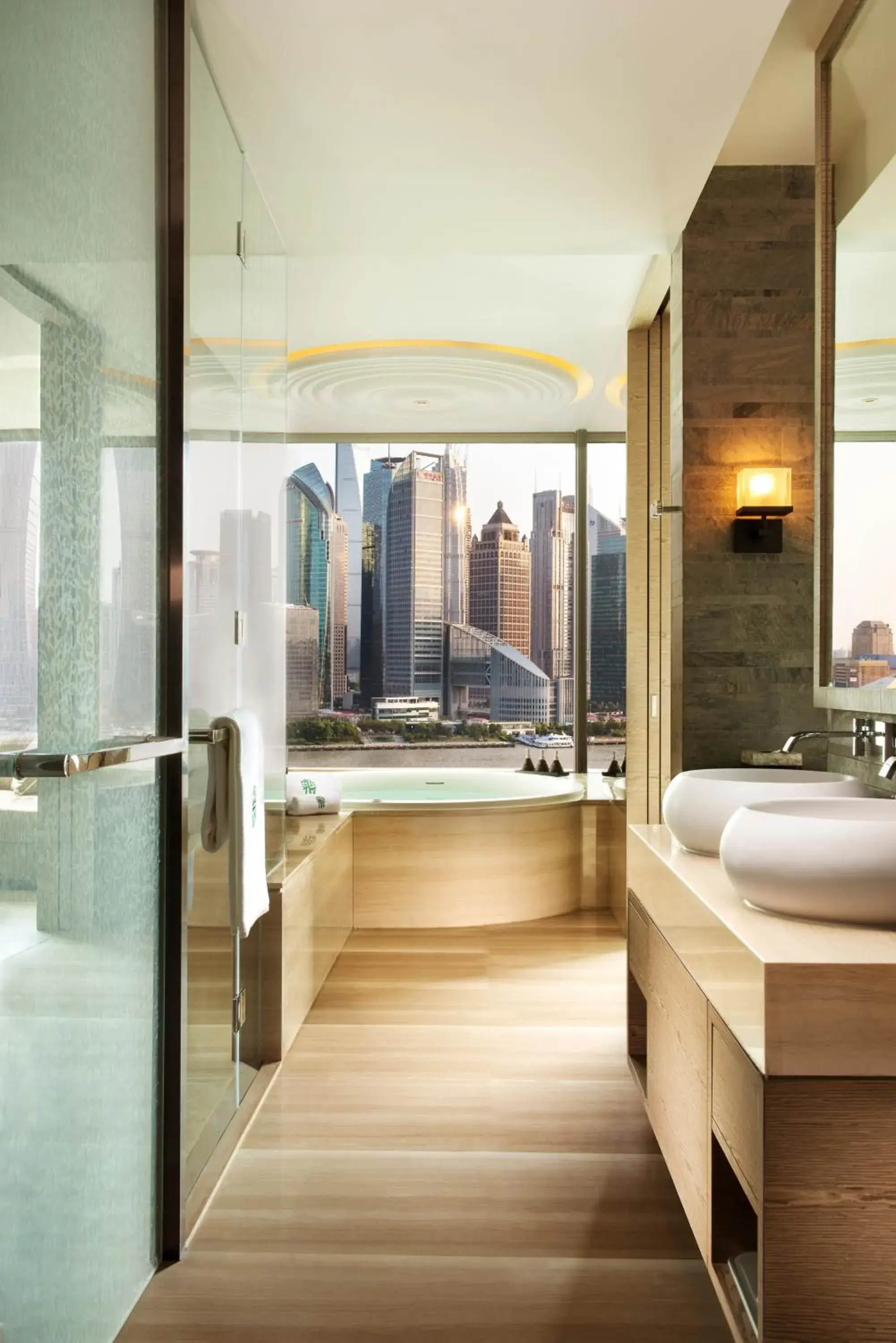 Bathroom in Banyan Tree Shanghai On The Bund