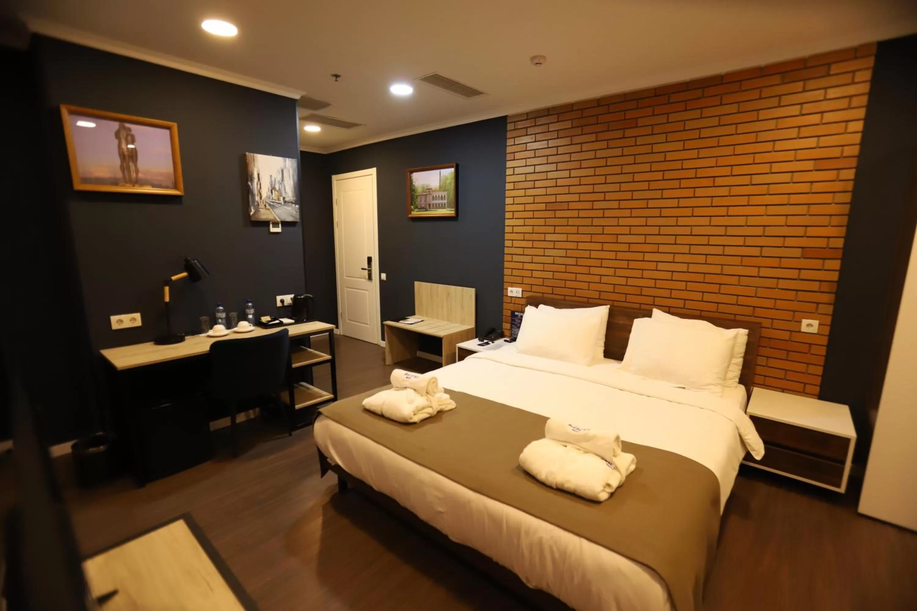 Photo of the whole room, Bed in Bricks Hotel
