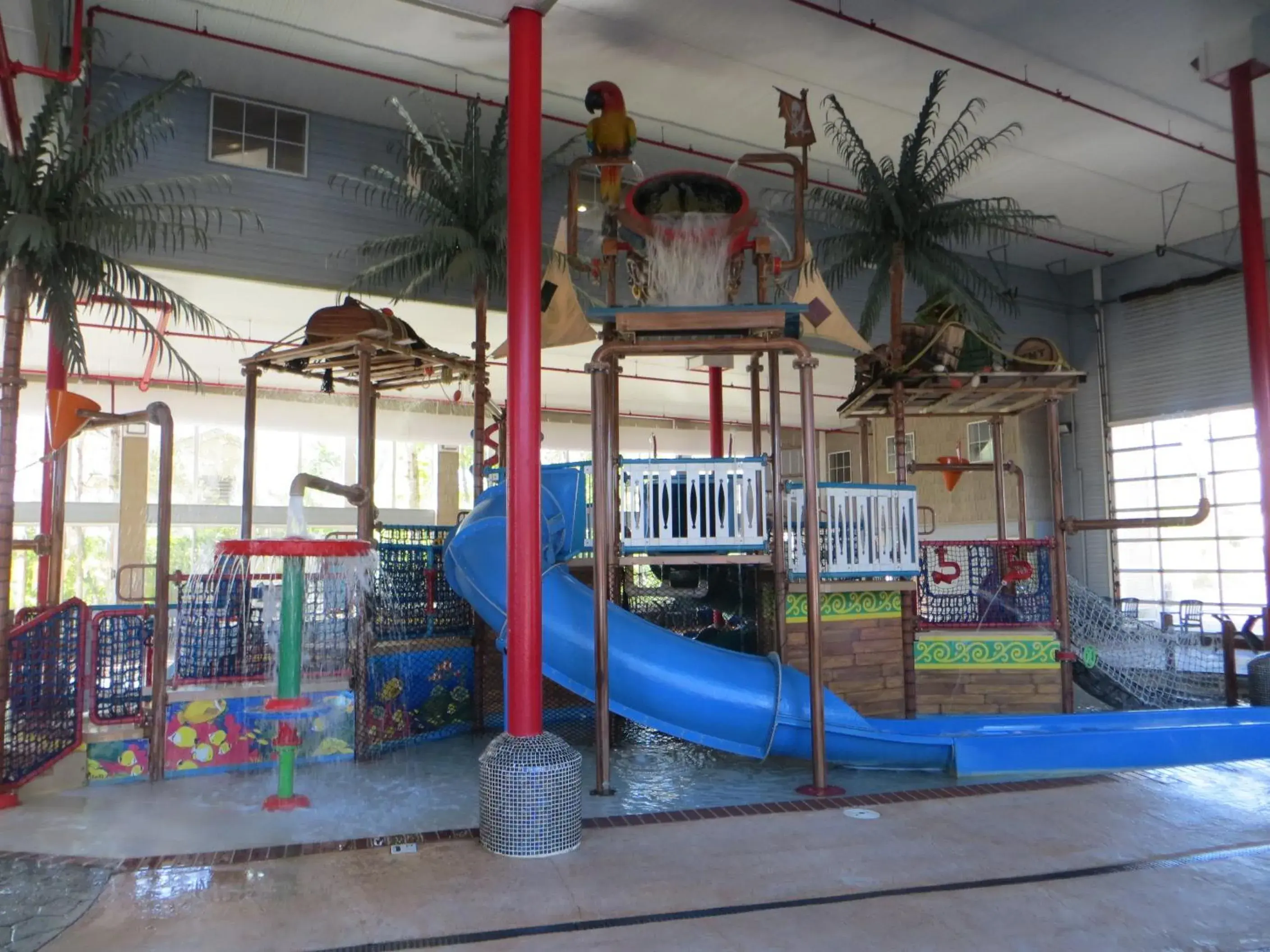 Swimming pool, Children's Play Area in Bayside Hotel Of Mackinac