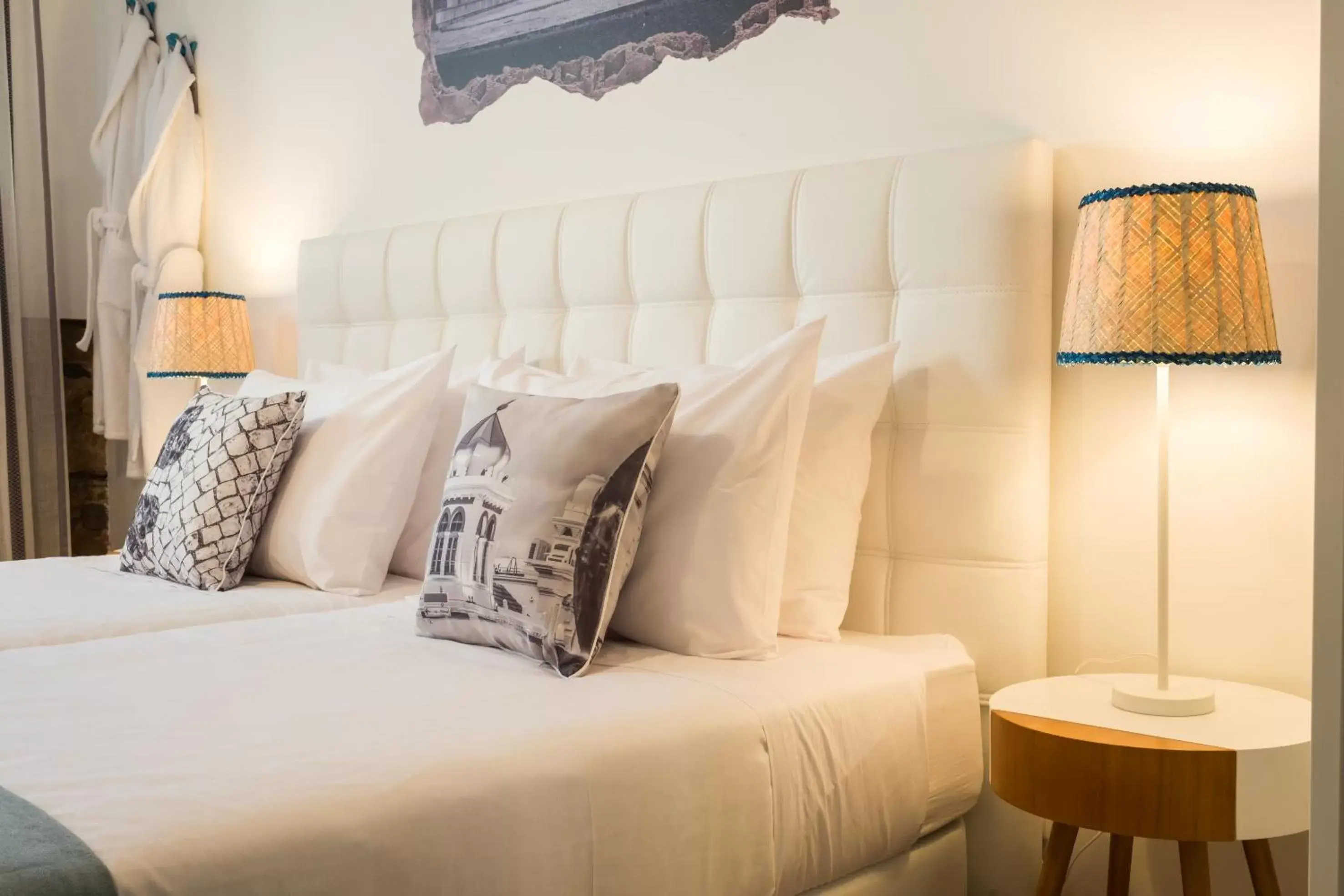 Decorative detail, Bed in Loulé Coreto Guesthouse