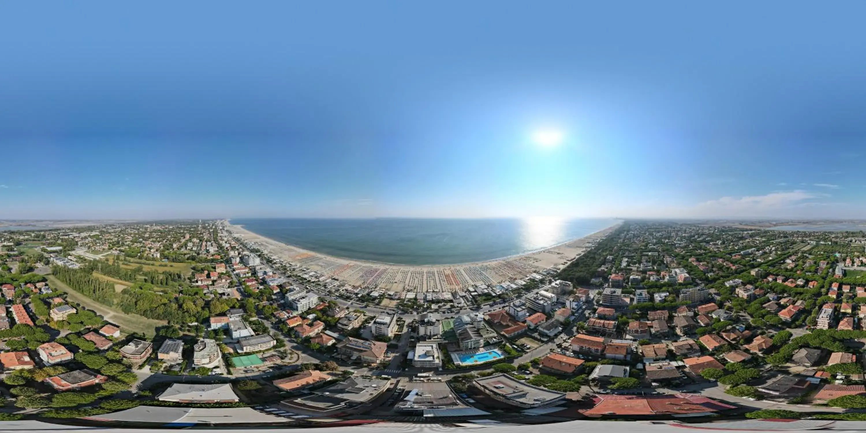 Bird's eye view, Bird's-eye View in Hotel Losanna