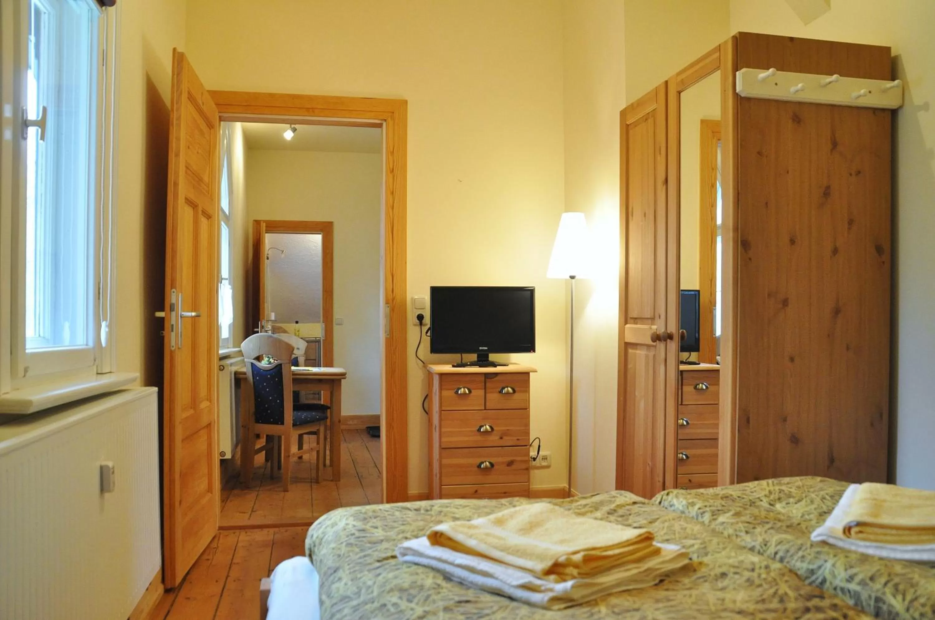 Bedroom, Bed in Landgasthof Alter Bahnhof