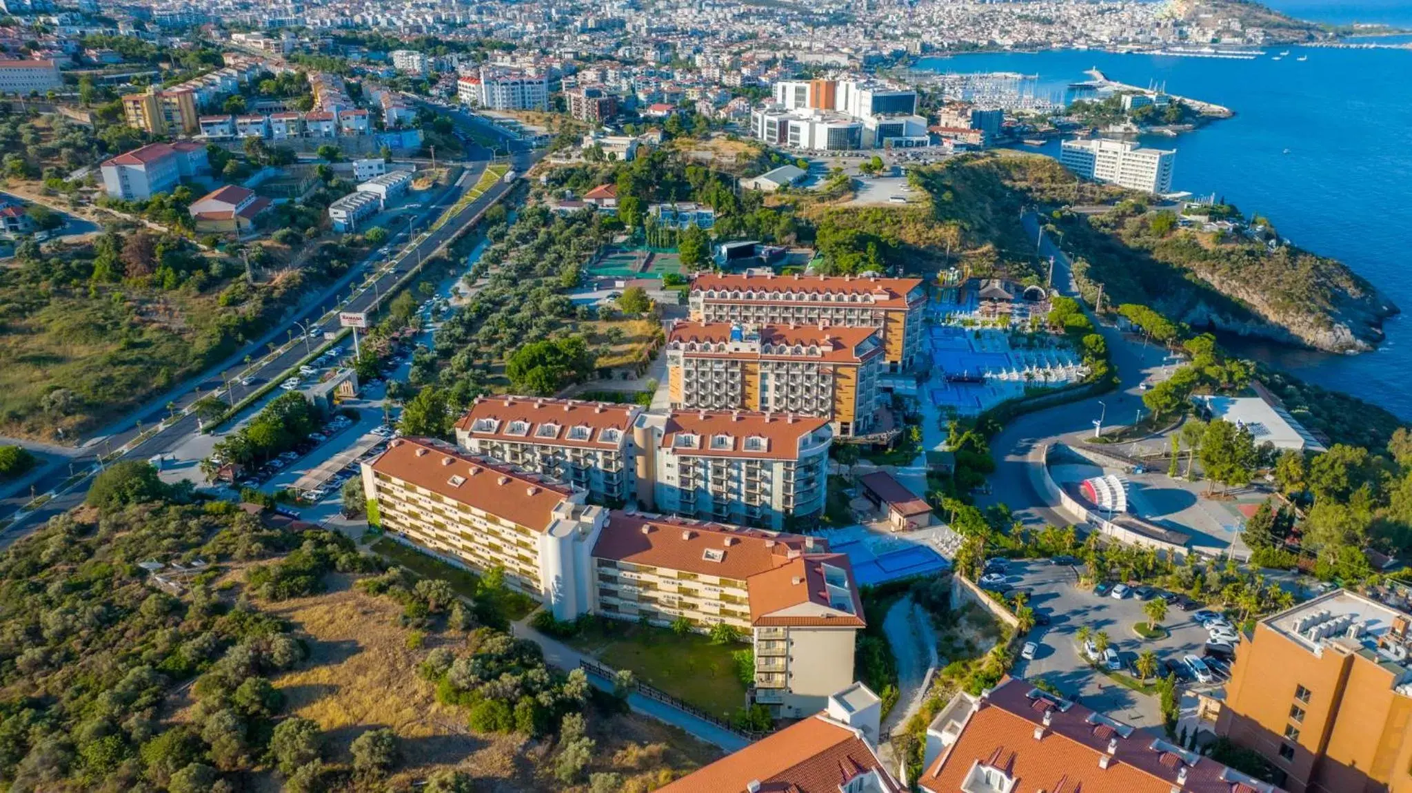 Property building, Bird's-eye View in Ramada Resort Kusadasi & Golf