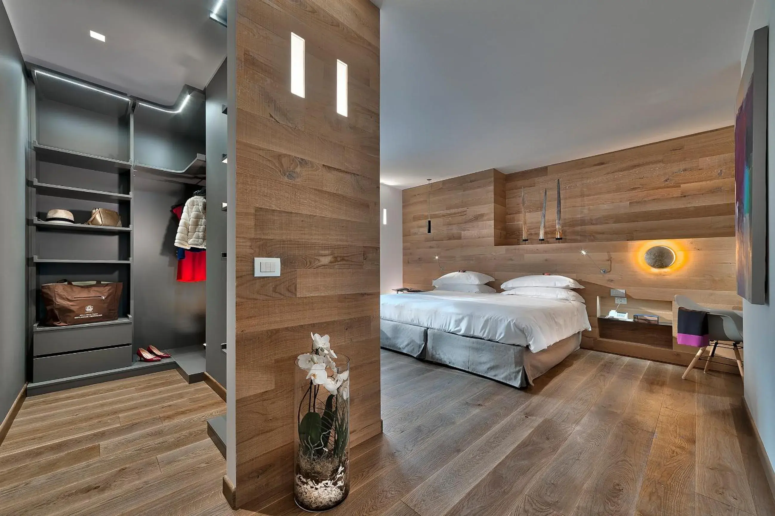 Bed in Esplanade Tergesteo - Luxury Retreat