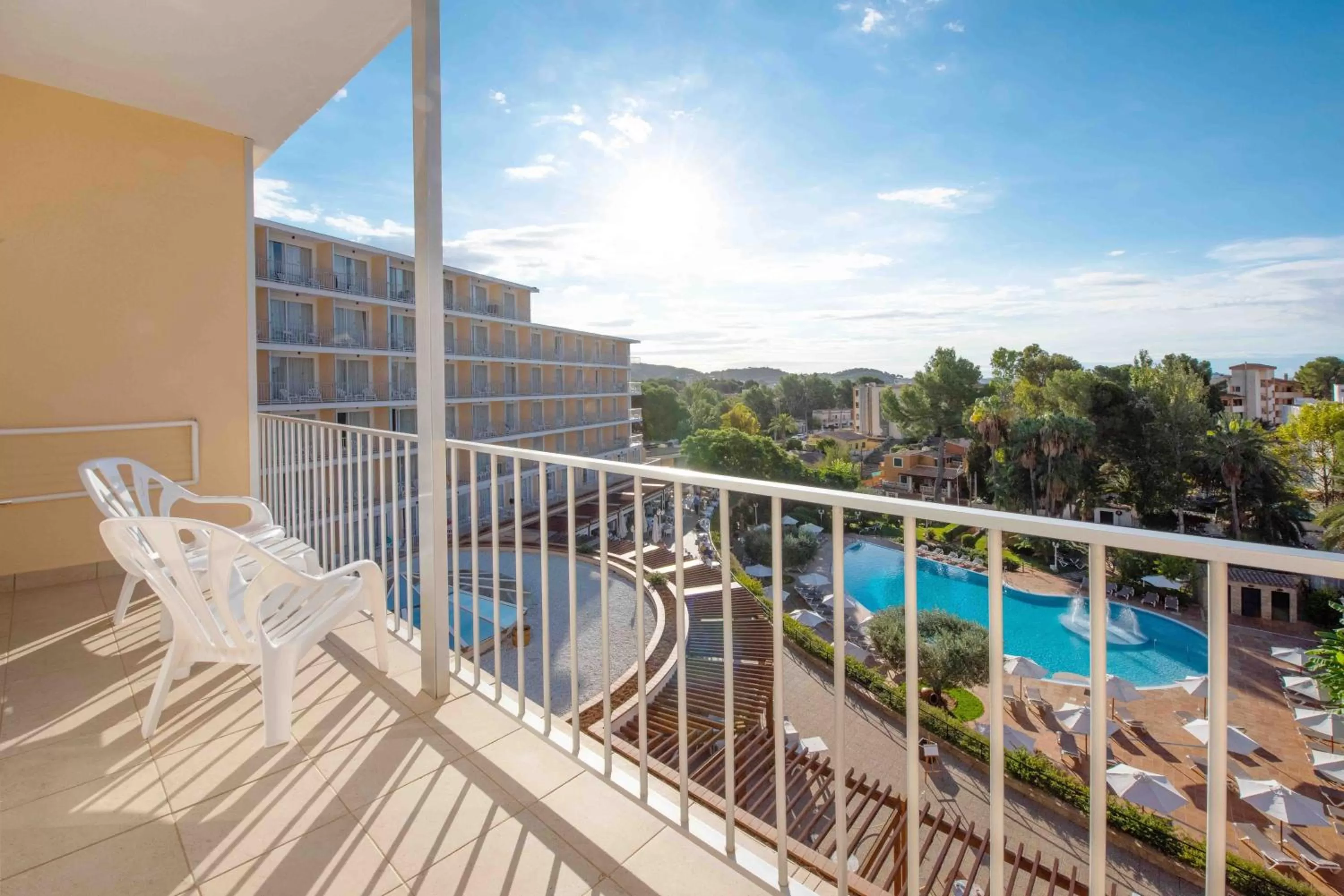 Pool view in Valentin Grand Park Suite Hotel