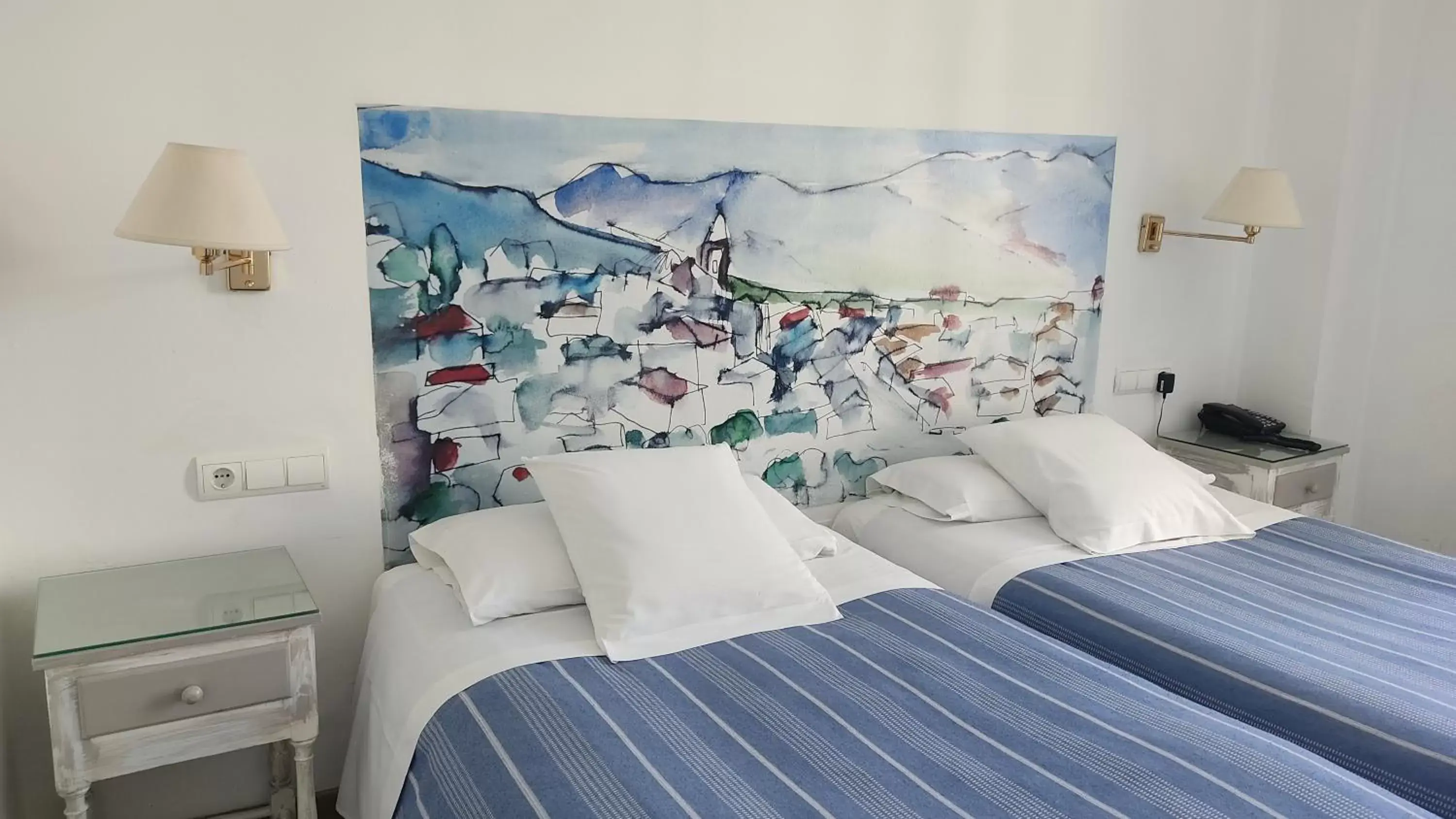 Bedroom in Ronda Hotel Polo