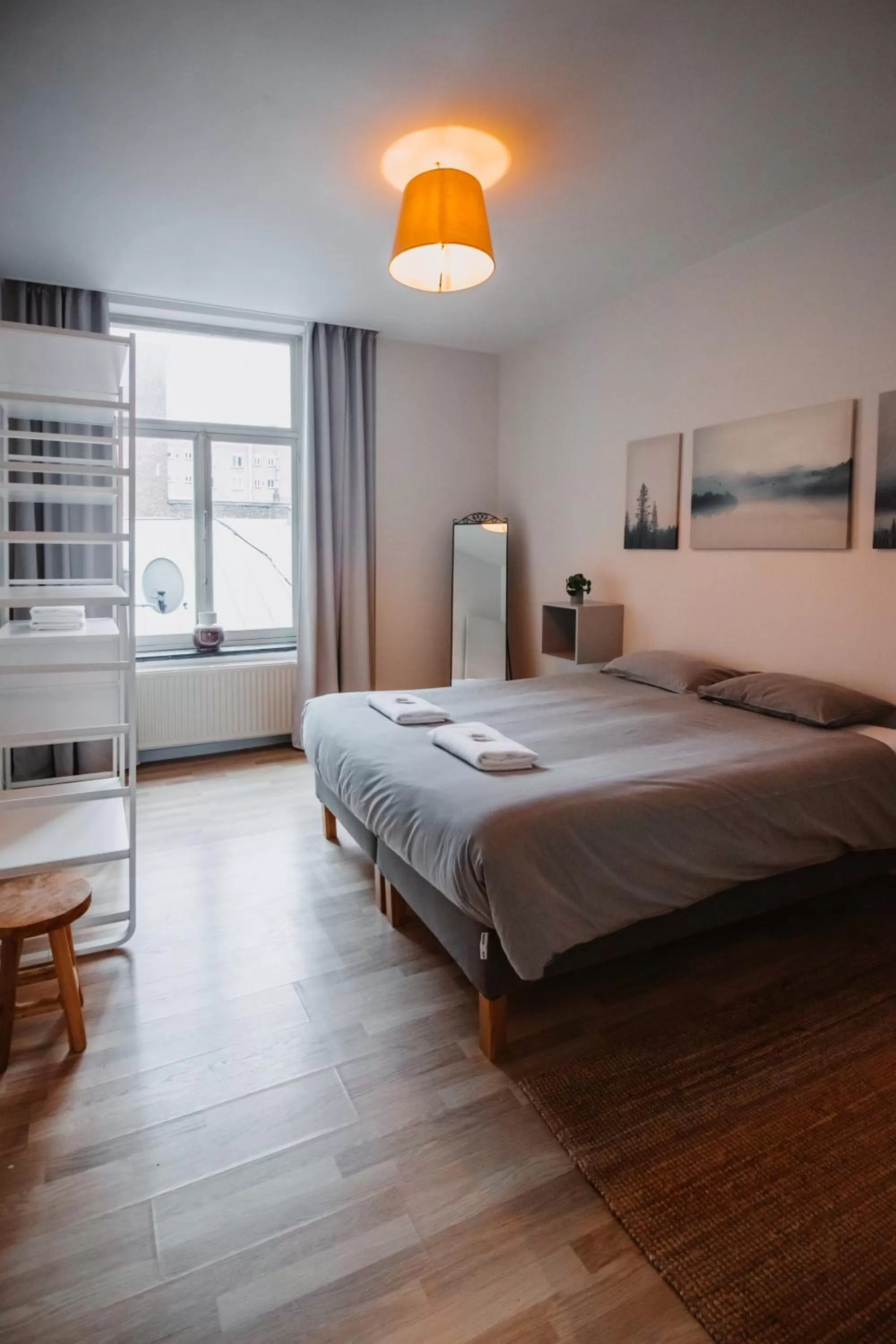 Bedroom, Bed in Central and Cozy in Brussels