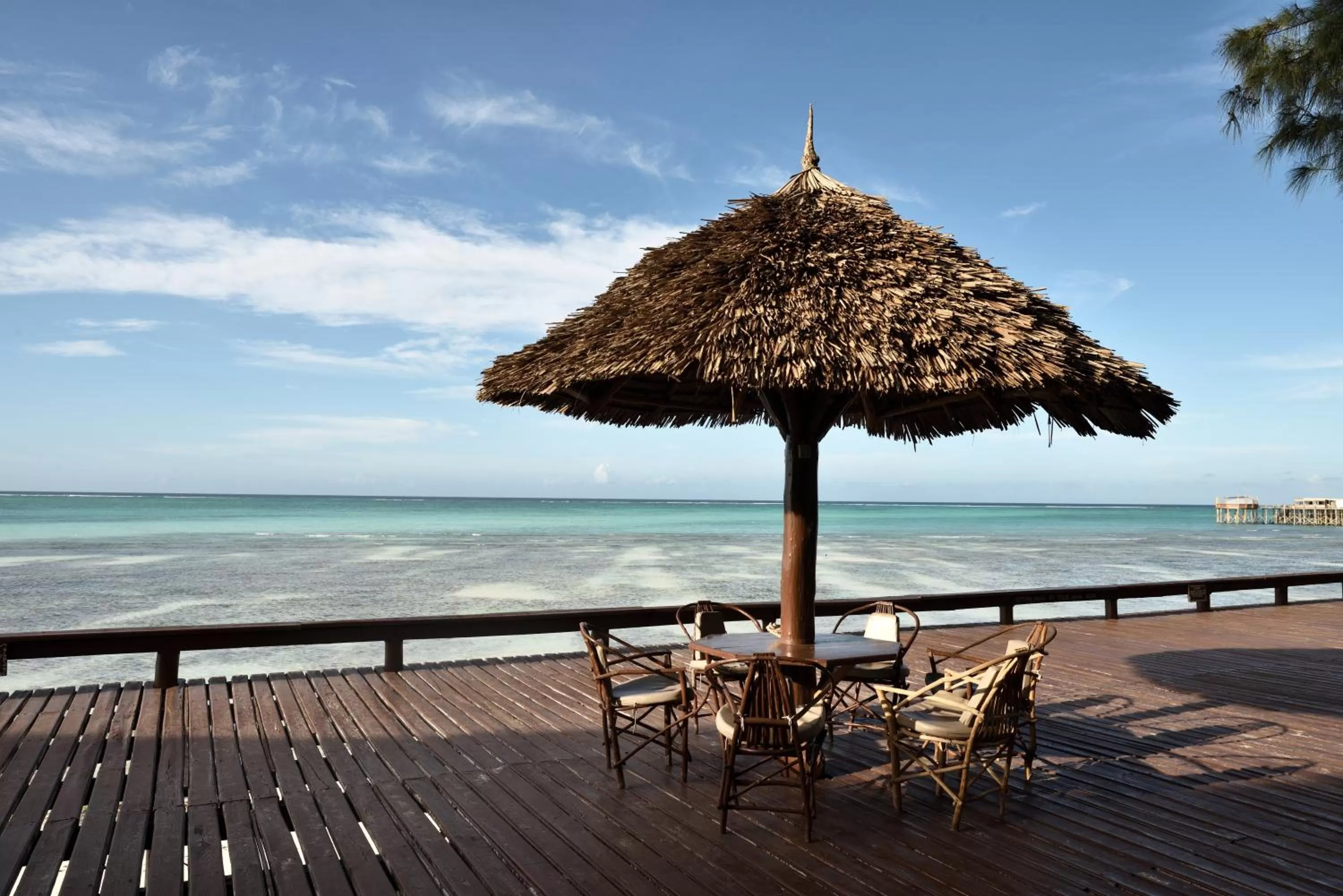 Sea view in Mnarani Beach Cottages