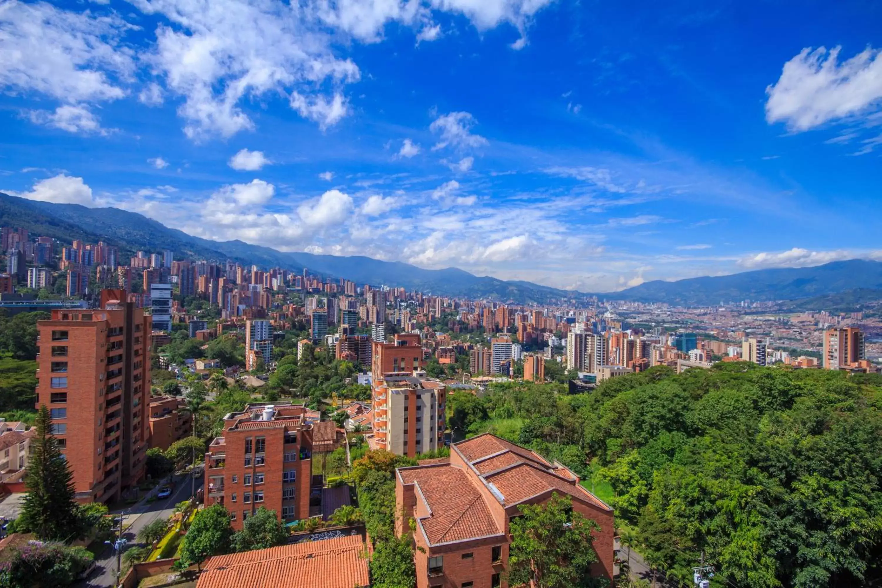 City view, Bird's-eye View in The Morgana Poblado Suites Hotel