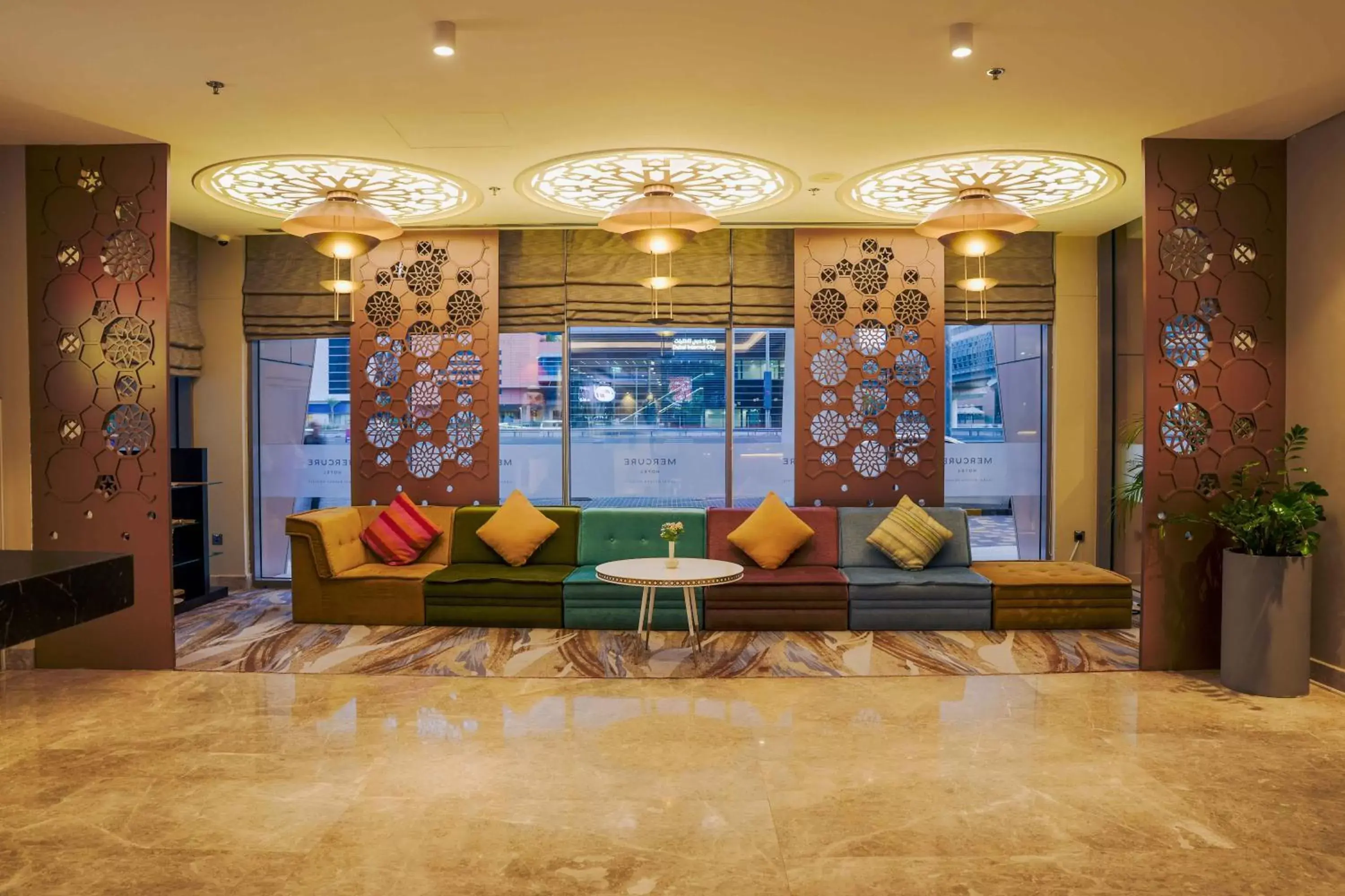 Lobby or reception, Lobby/Reception in Mercure Dubai Barsha Heights Hotel Suites