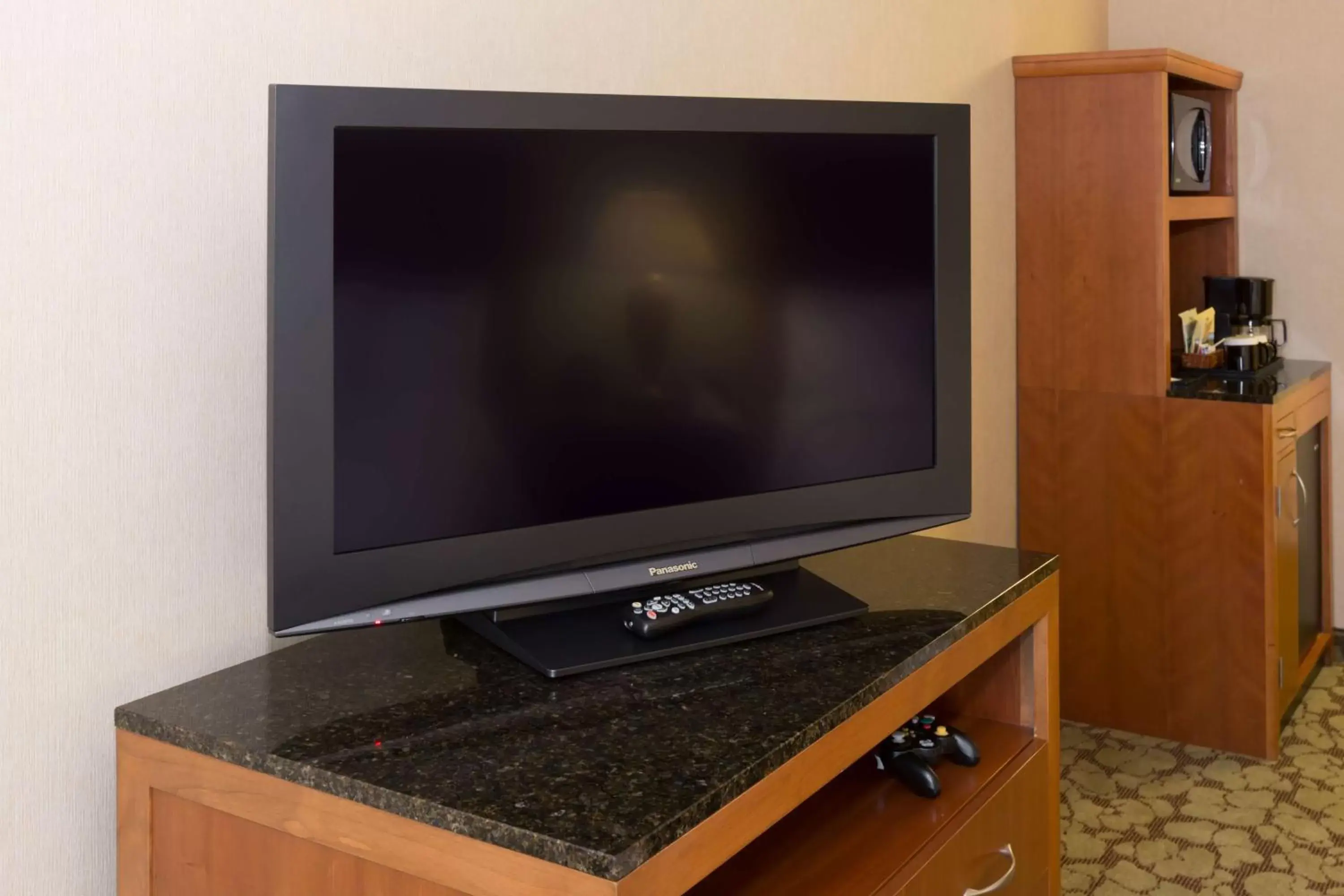 Bed, TV/Entertainment Center in Hilton Garden Inn Buffalo Airport