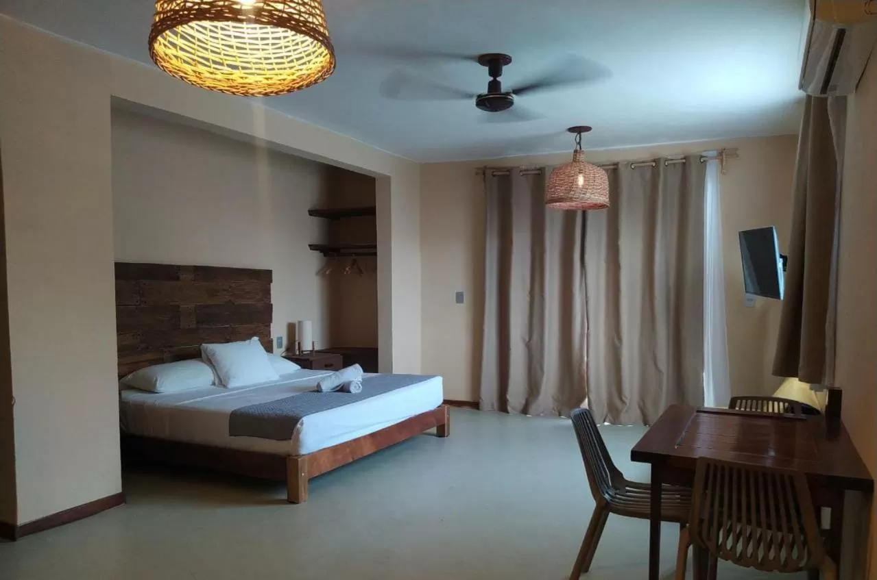 Bed in Hotel Sur Bacalar