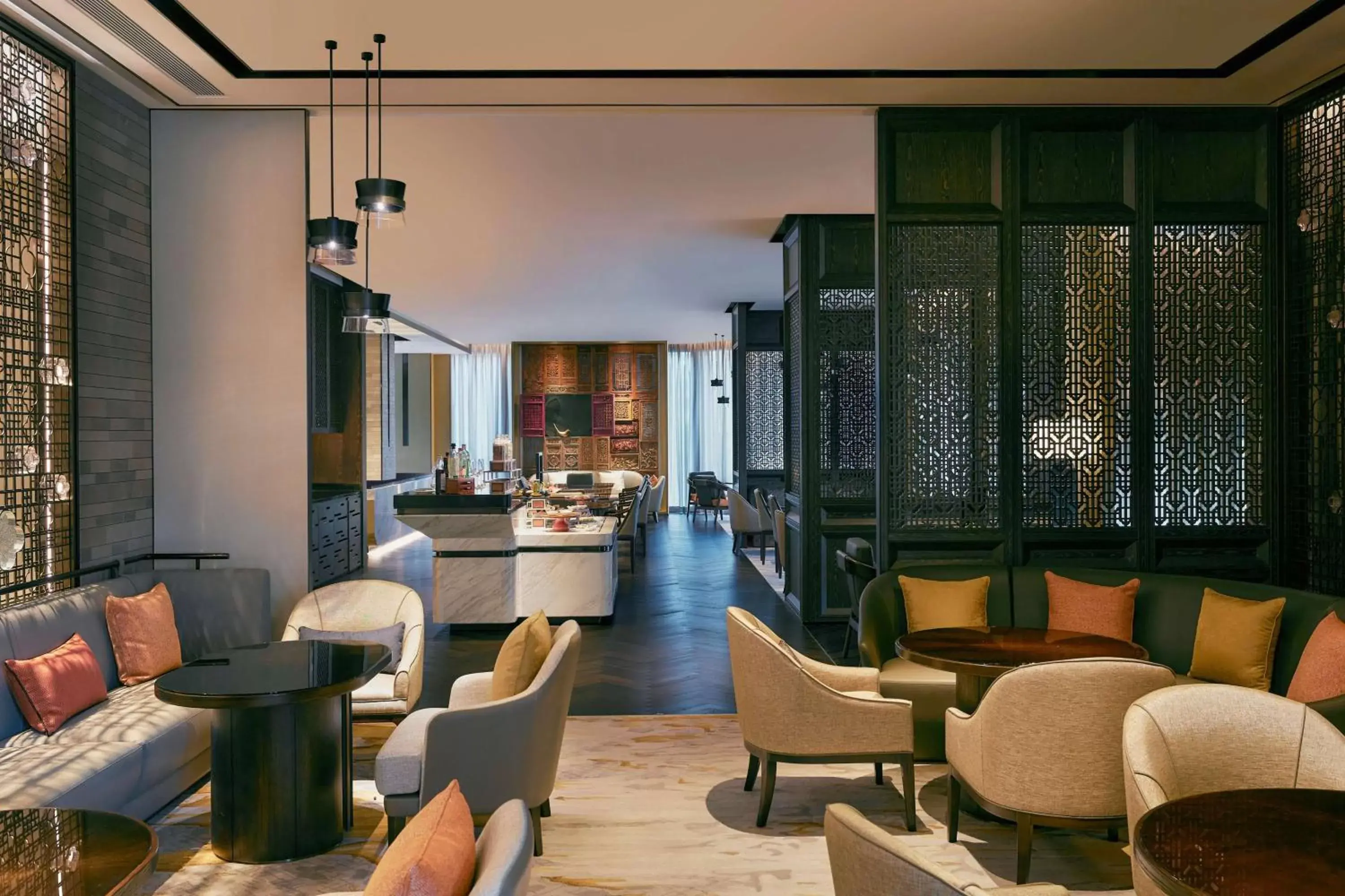 Breakfast, Lounge/Bar in Kempinski Residences Guangzhou