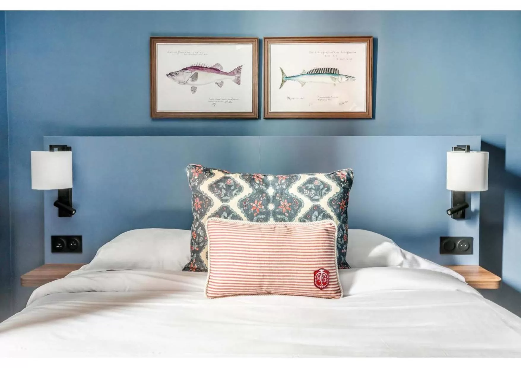 Bed in Hôtel Restaurant Le Cap