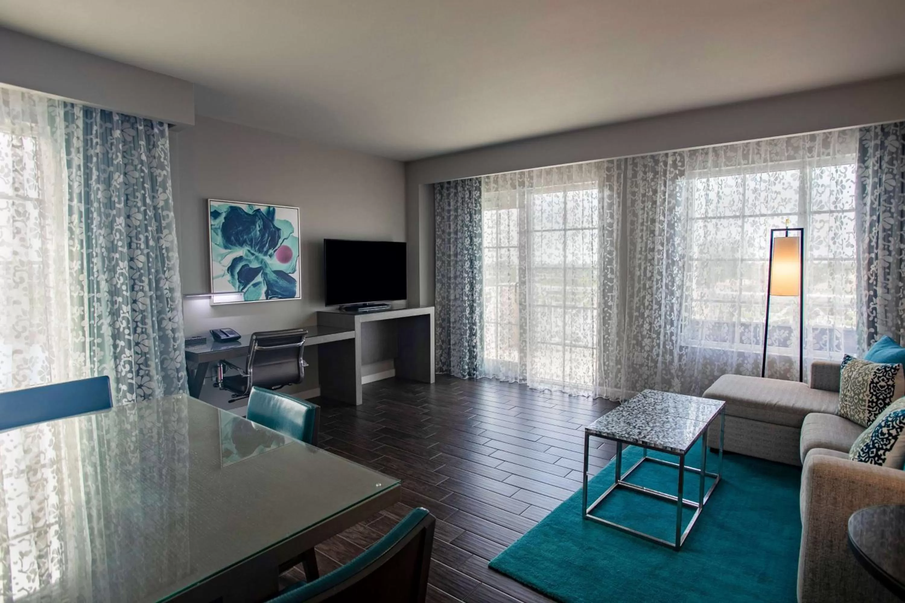 Photo of the whole room in Wyndham Grand Jupiter at Harbourside Place