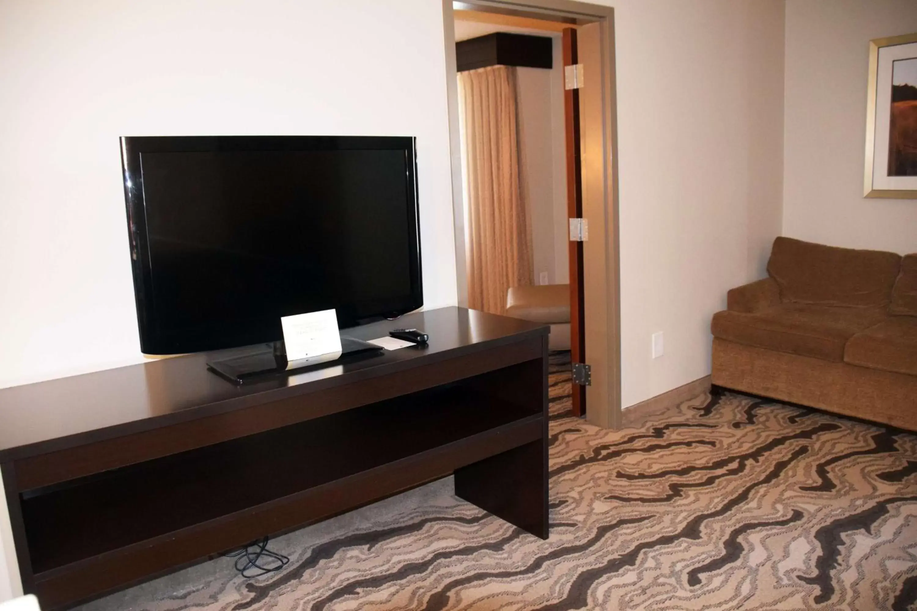 Bedroom, TV/Entertainment Center in DoubleTree by Hilton Montgomery Downtown