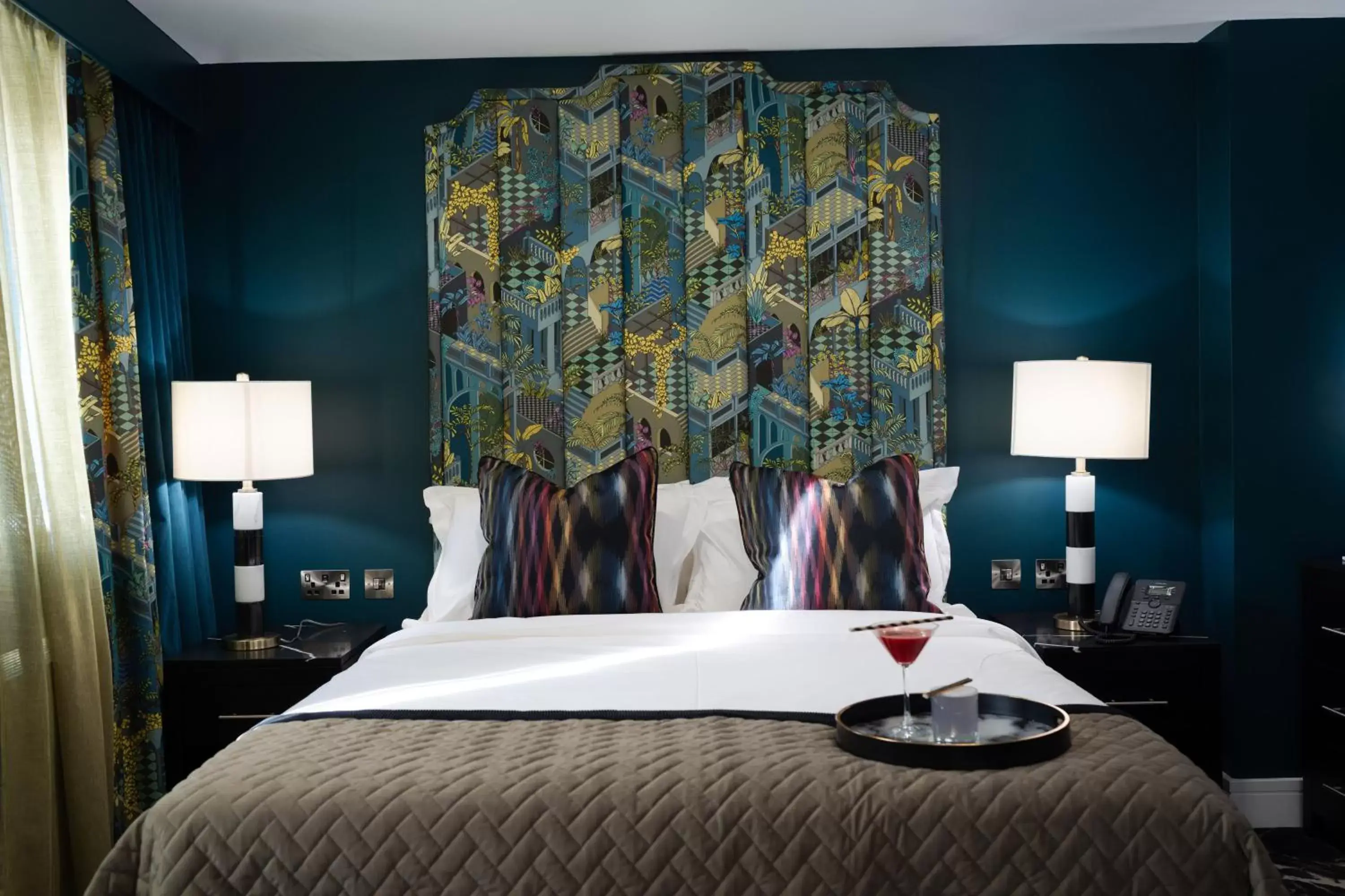 Bed in Elephant Rock Hotel