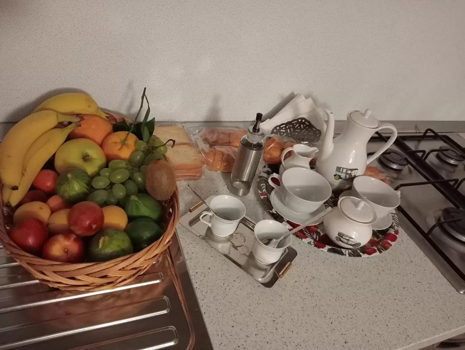 Kitchen or kitchenette in Casa Vacanze MURANUM