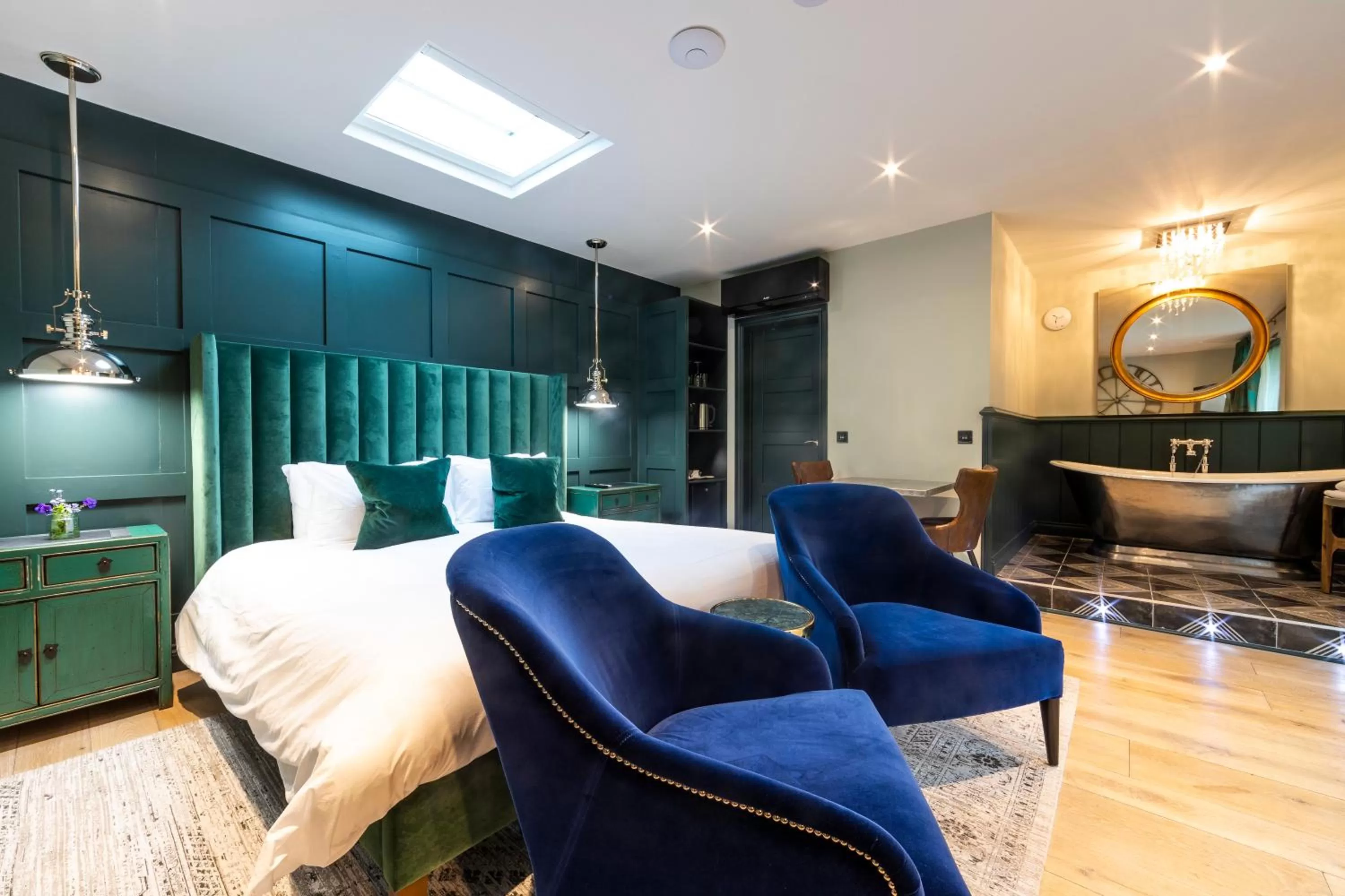 Bedroom in Eagle Mill Luxury Rooms