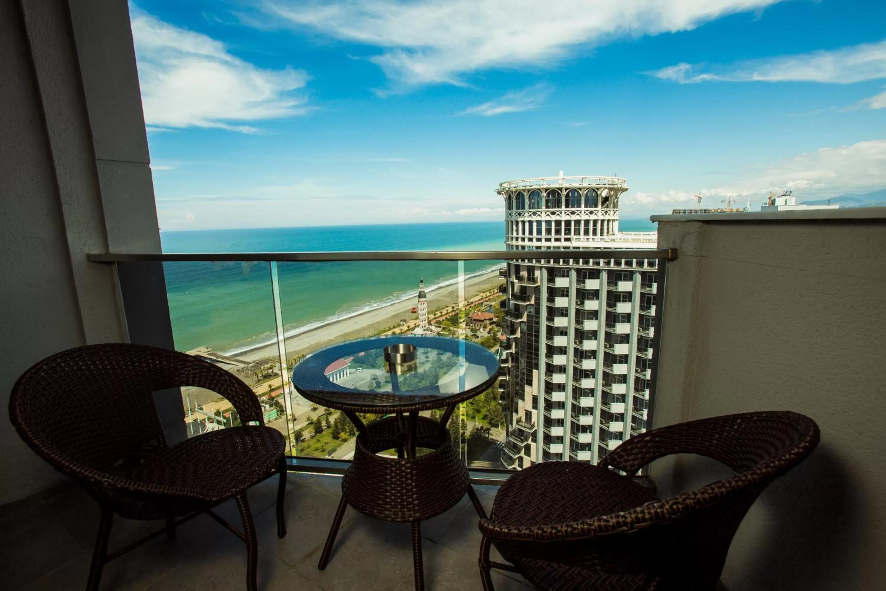 Balcony/Terrace in Holiday Lux Sea Towers Batumi