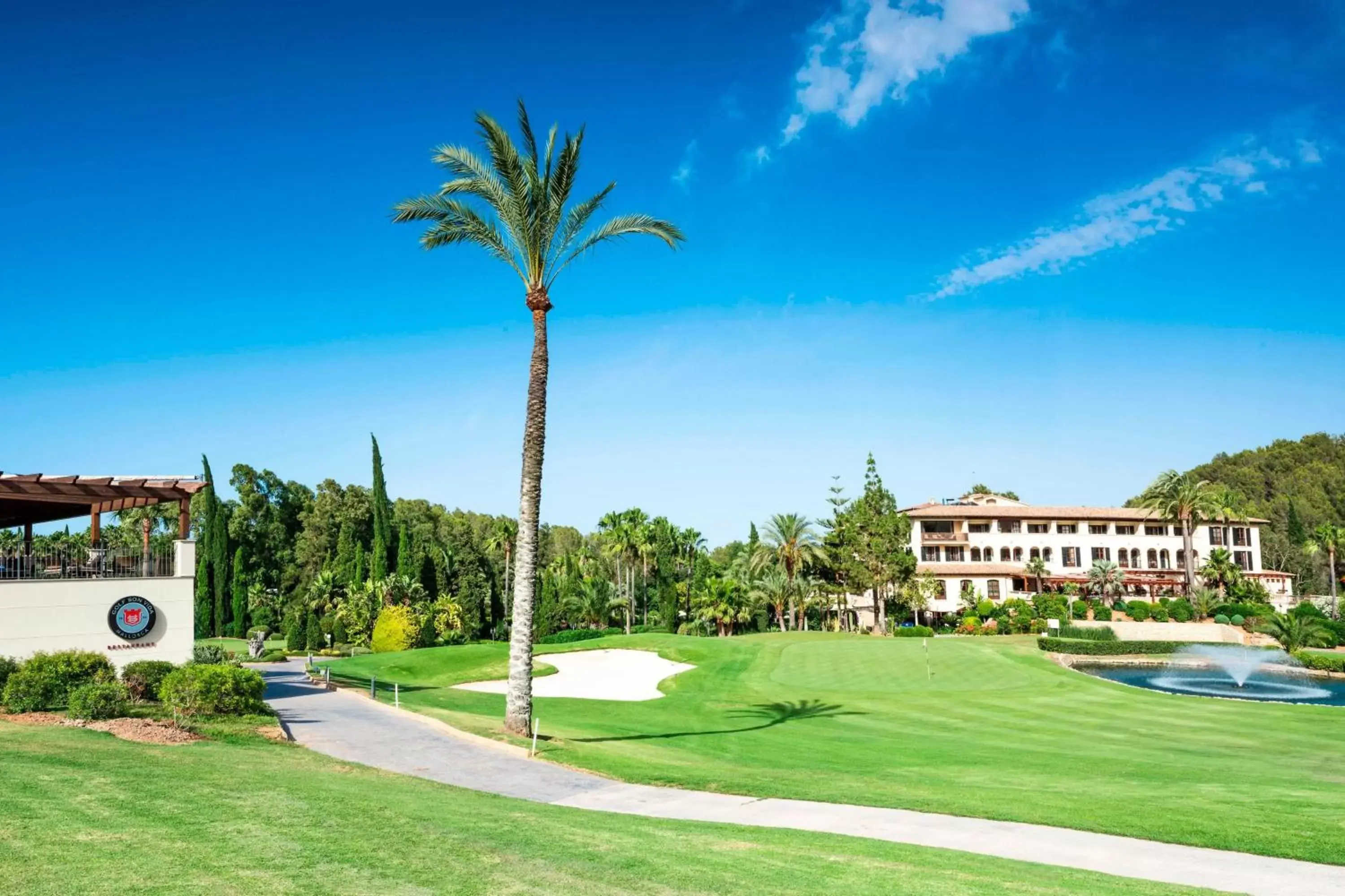 Golfcourse, Property Building in Sheraton Mallorca Arabella Golf Hotel